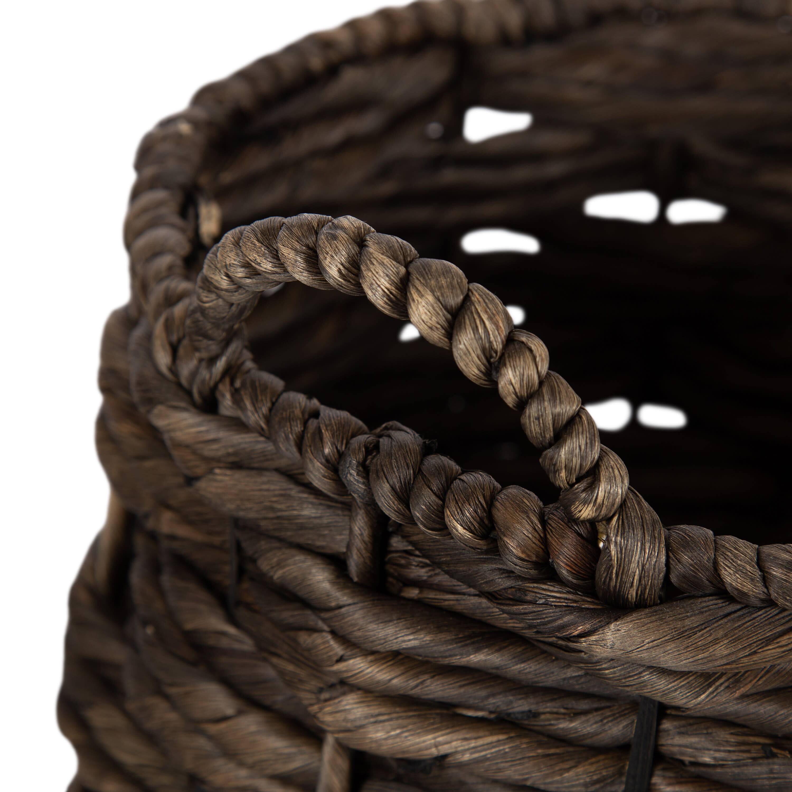 Kate and Laurel Livia Round Woven Basket Set