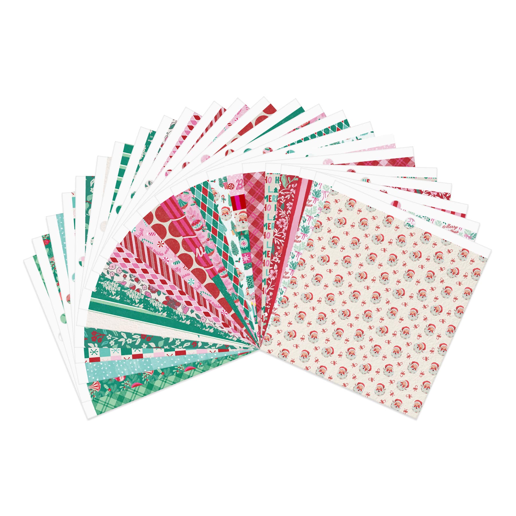 6" x 6" Jingle Joy Double-Sided Cardstock Paper Pad by Recollections™, 24 Sheets
