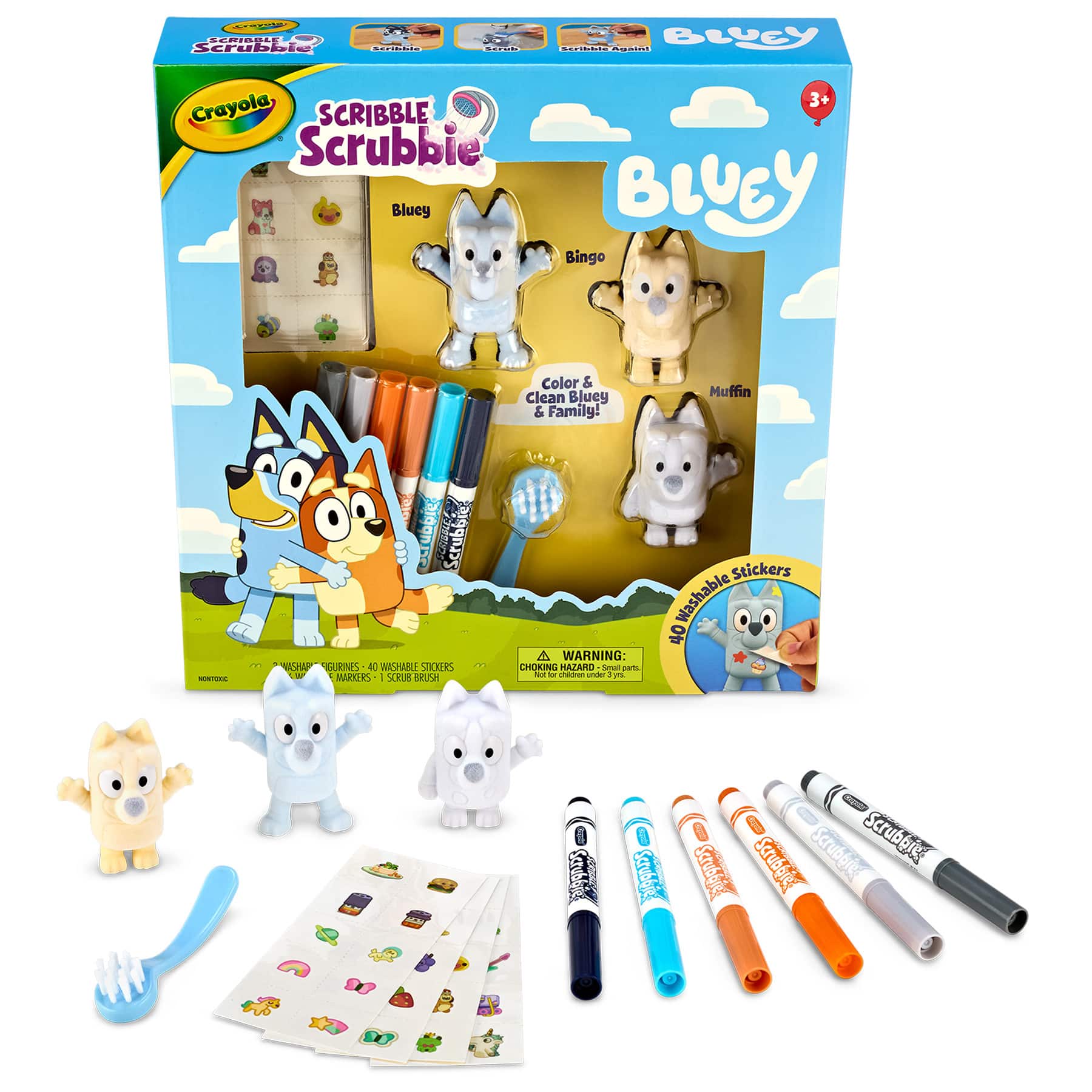 Crayola® Scribble Scrubbie® Bluey Deluxe Set