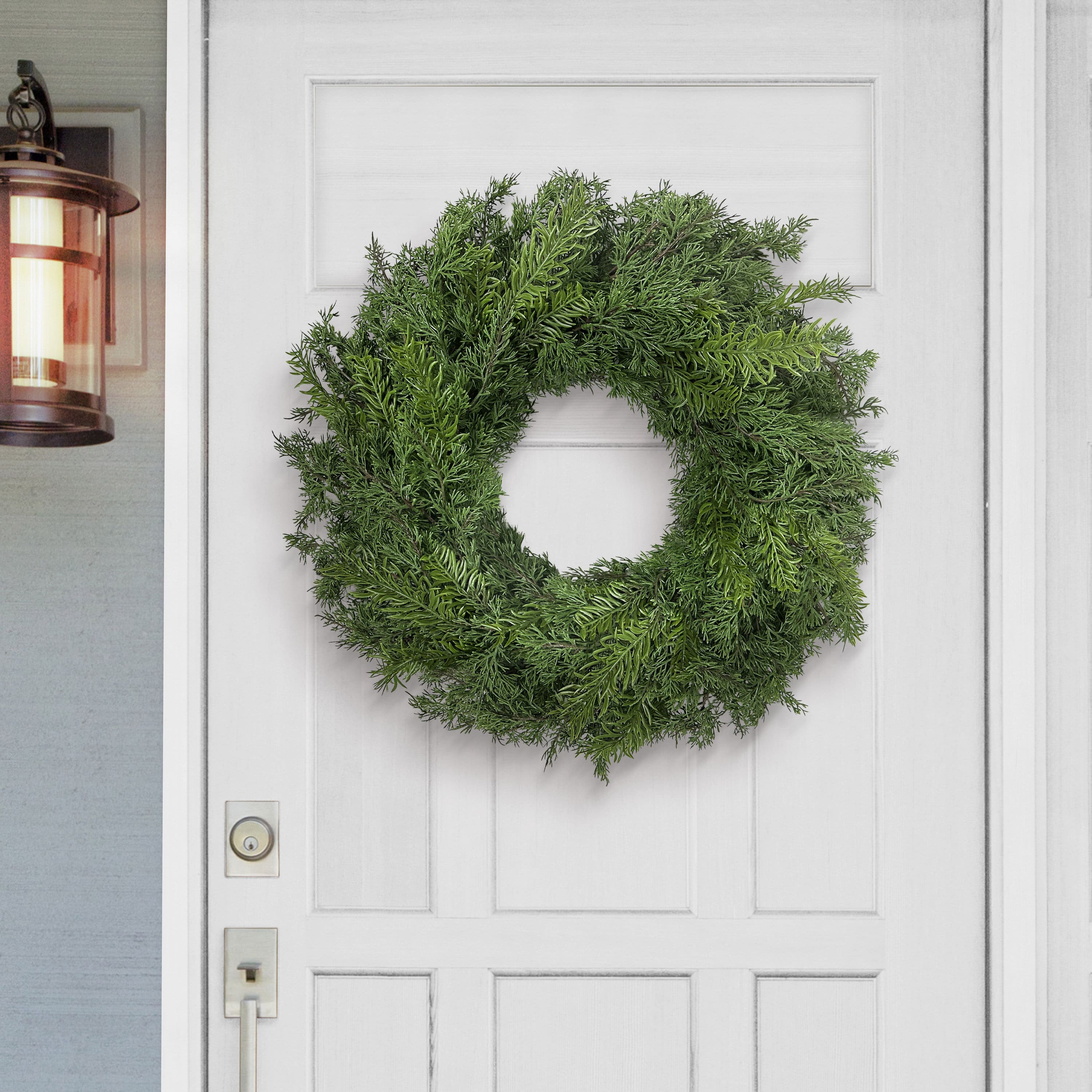 24" Soft Branch Tipped Artificial Christmas Wreath