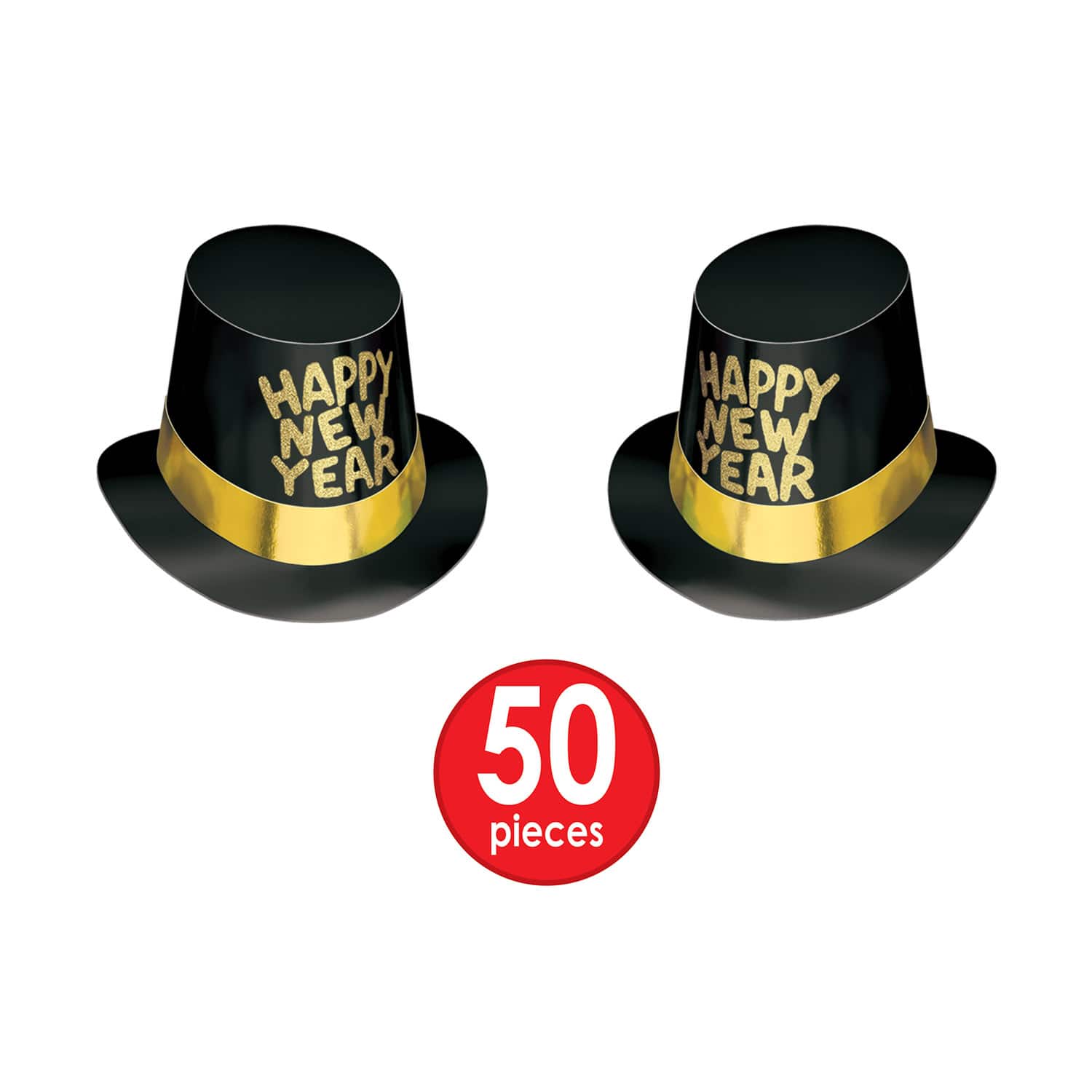 Beistle Black & Gold the Great New Year Accessory Kit