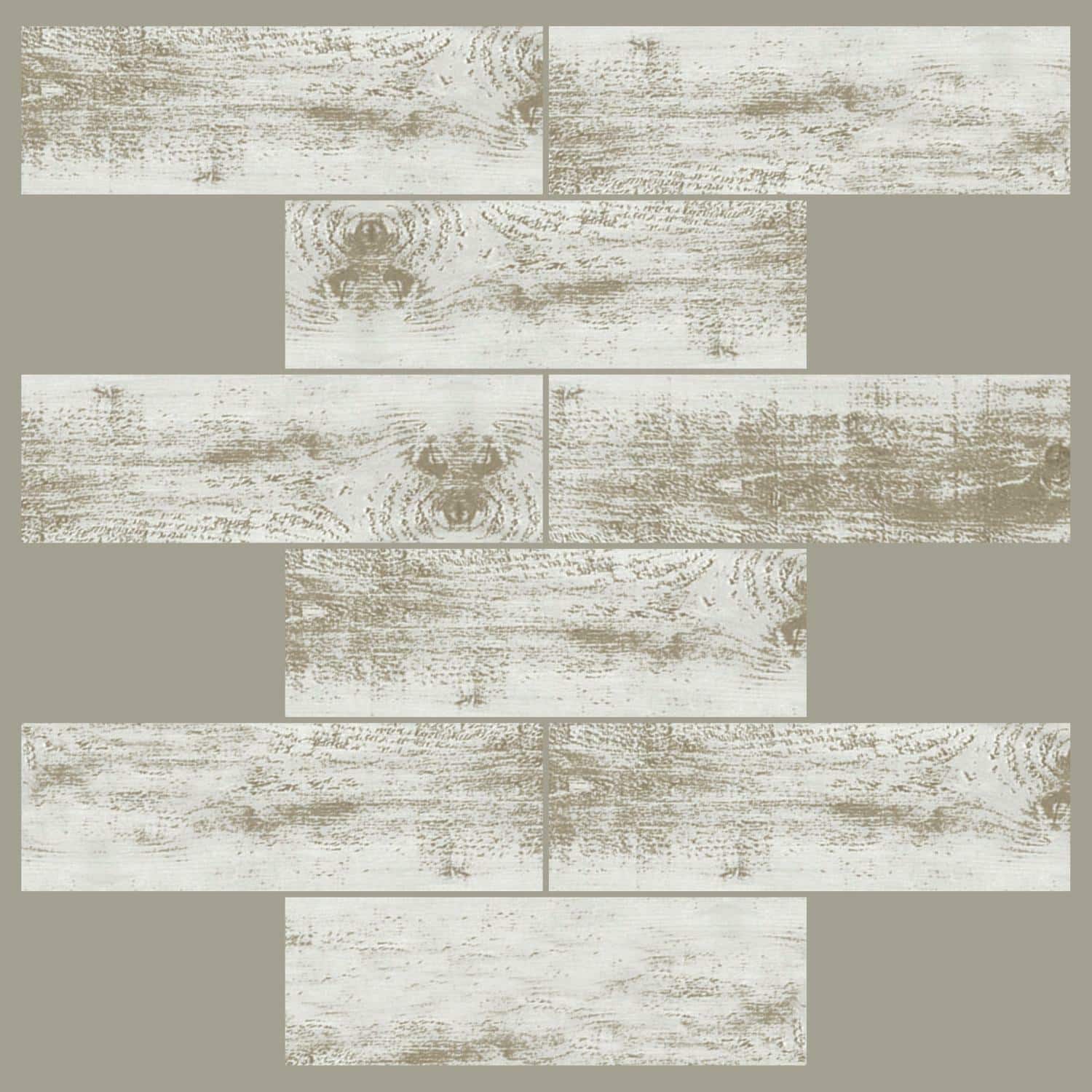 RoomMates StickTILE Wood Subway Peel & Stick Tiles
