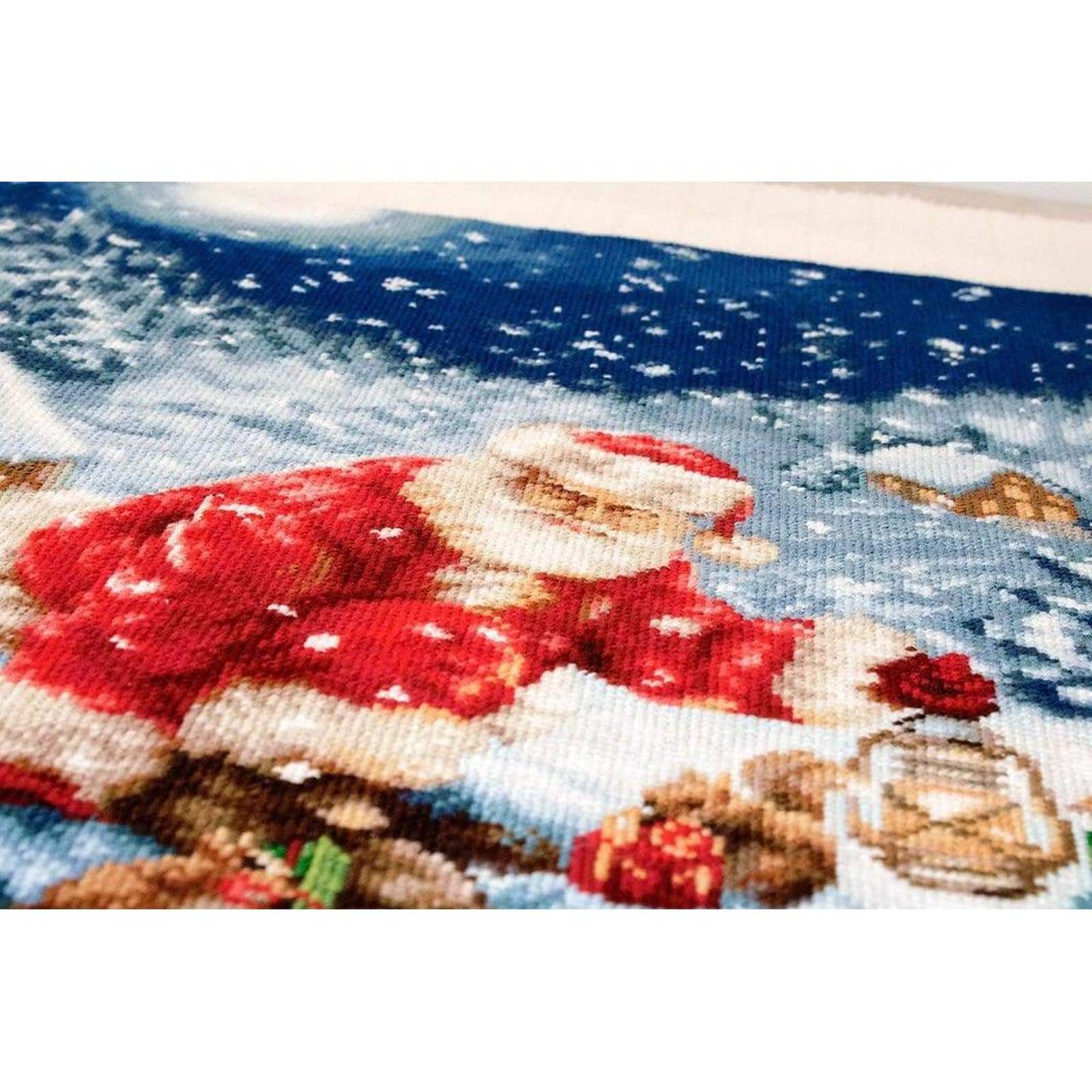 Luca-S Santa Claus Counted Cross Stitch Kit