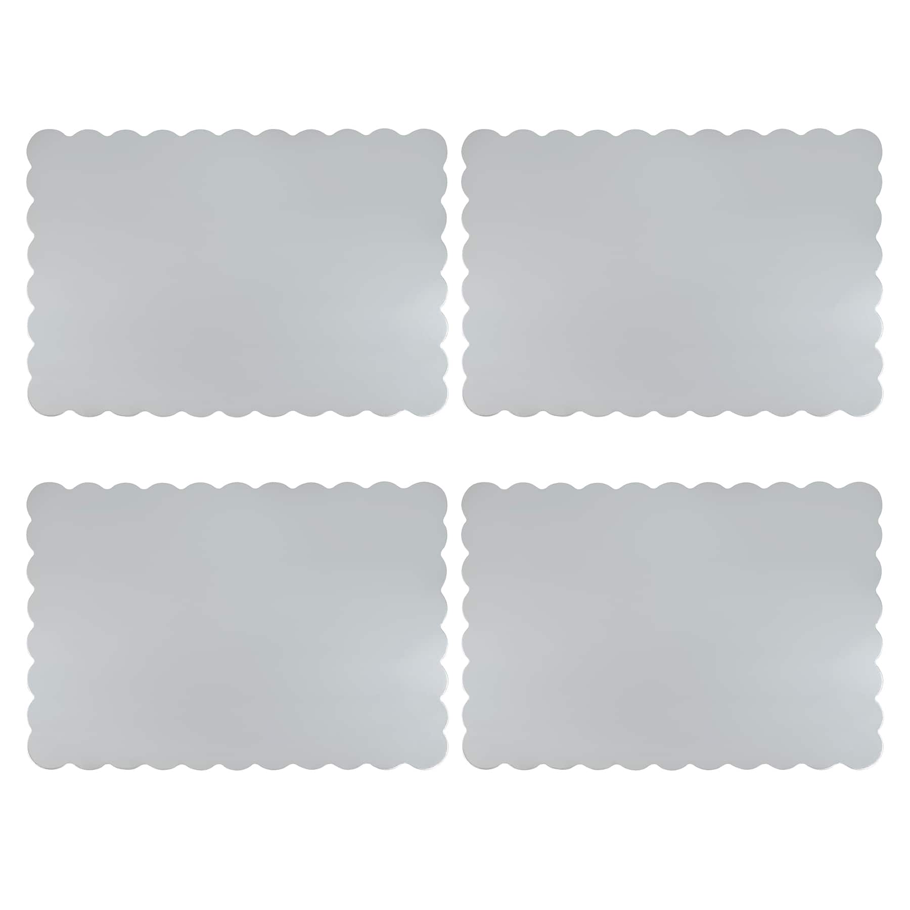 Silver Cake Platters by Celebrate It®, 4ct.