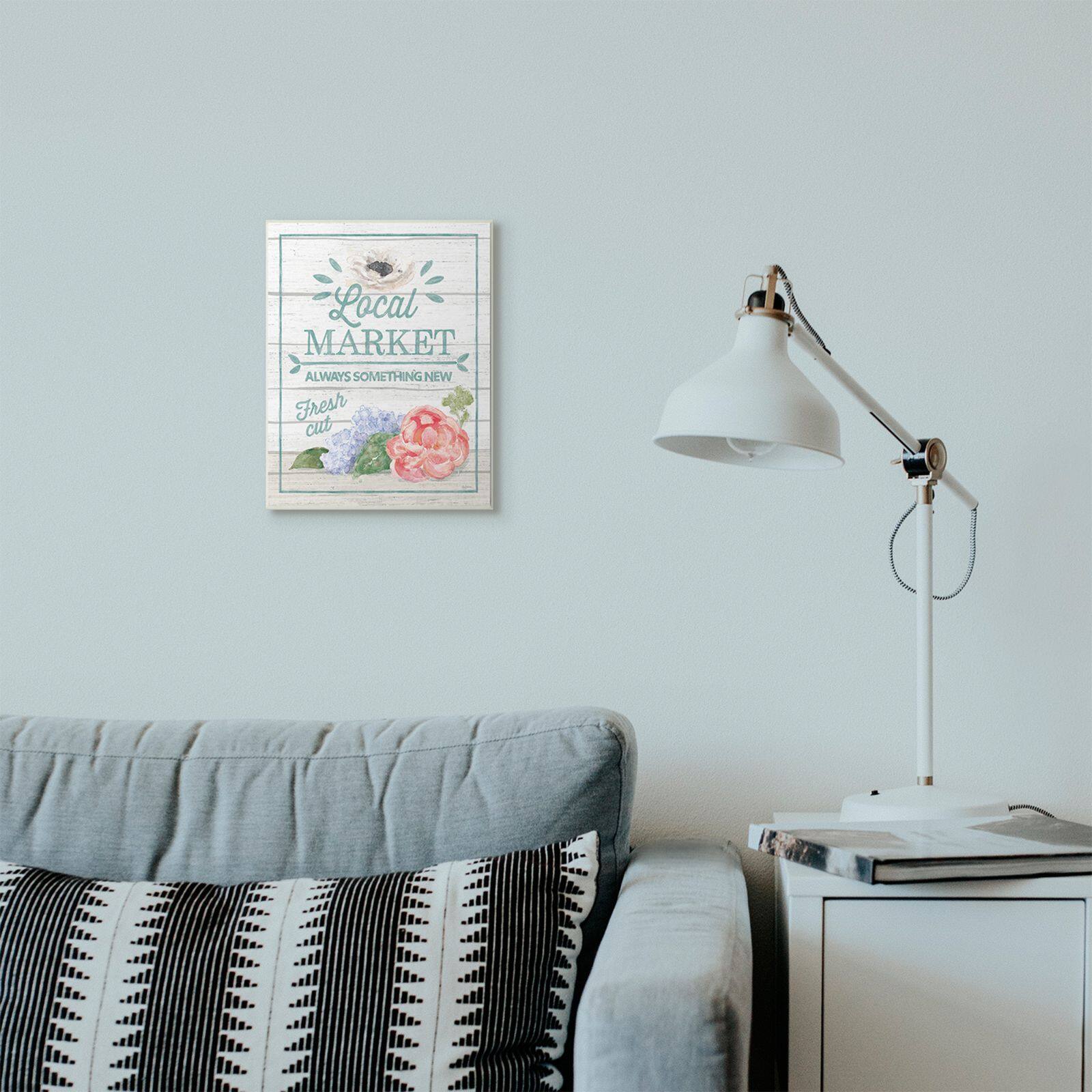 Stupell Industries Local Market Wooden Wall Plaque