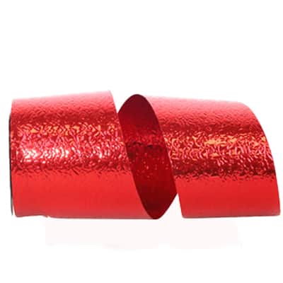 JAM Paper 2.5" x 25yd. Metallic Cracked Ice Ribbon