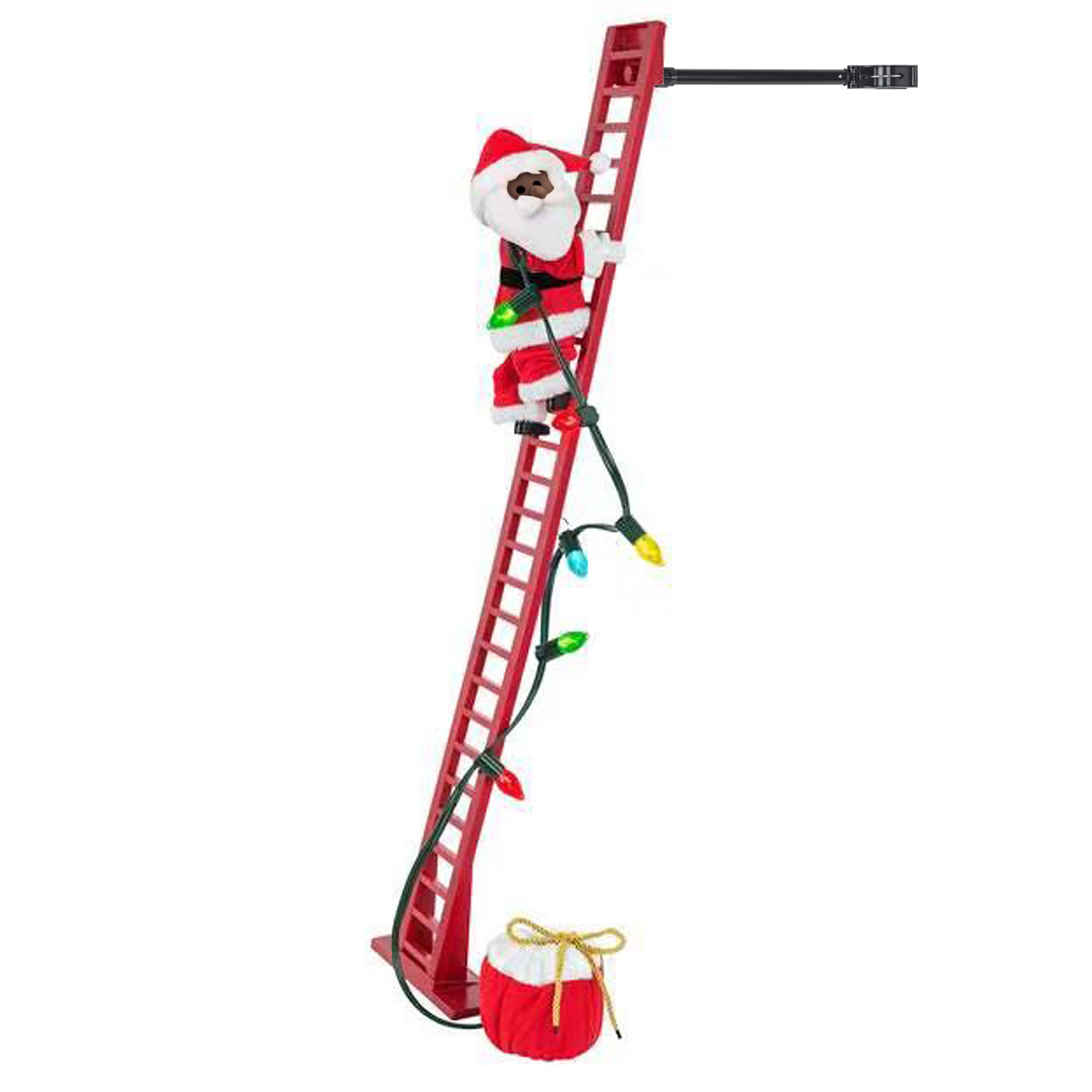 Super Climbing Plush Santa
