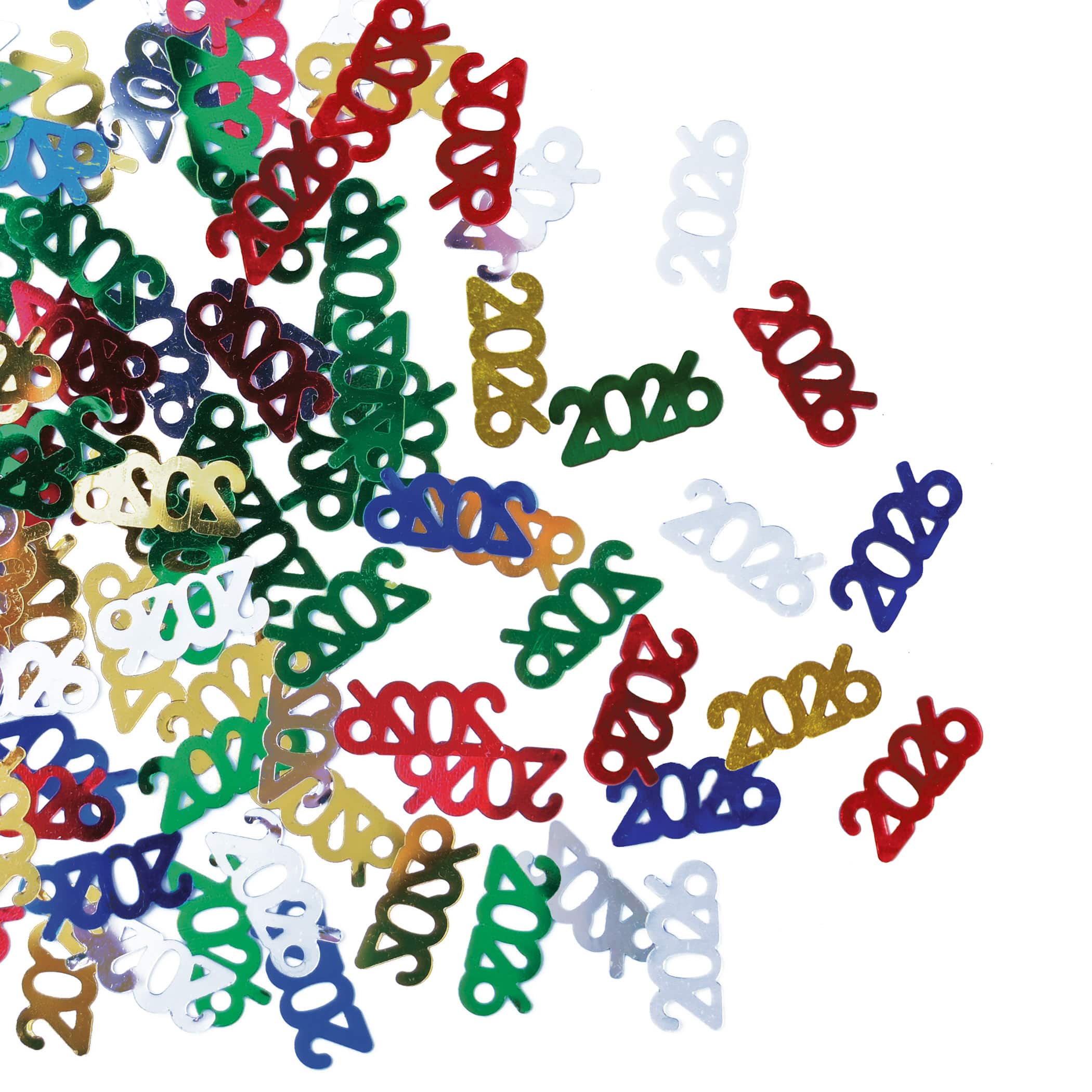 Besitle 1/2oz. Multicolor Fanci Fetti 2026 Silhouettes, 3ct.