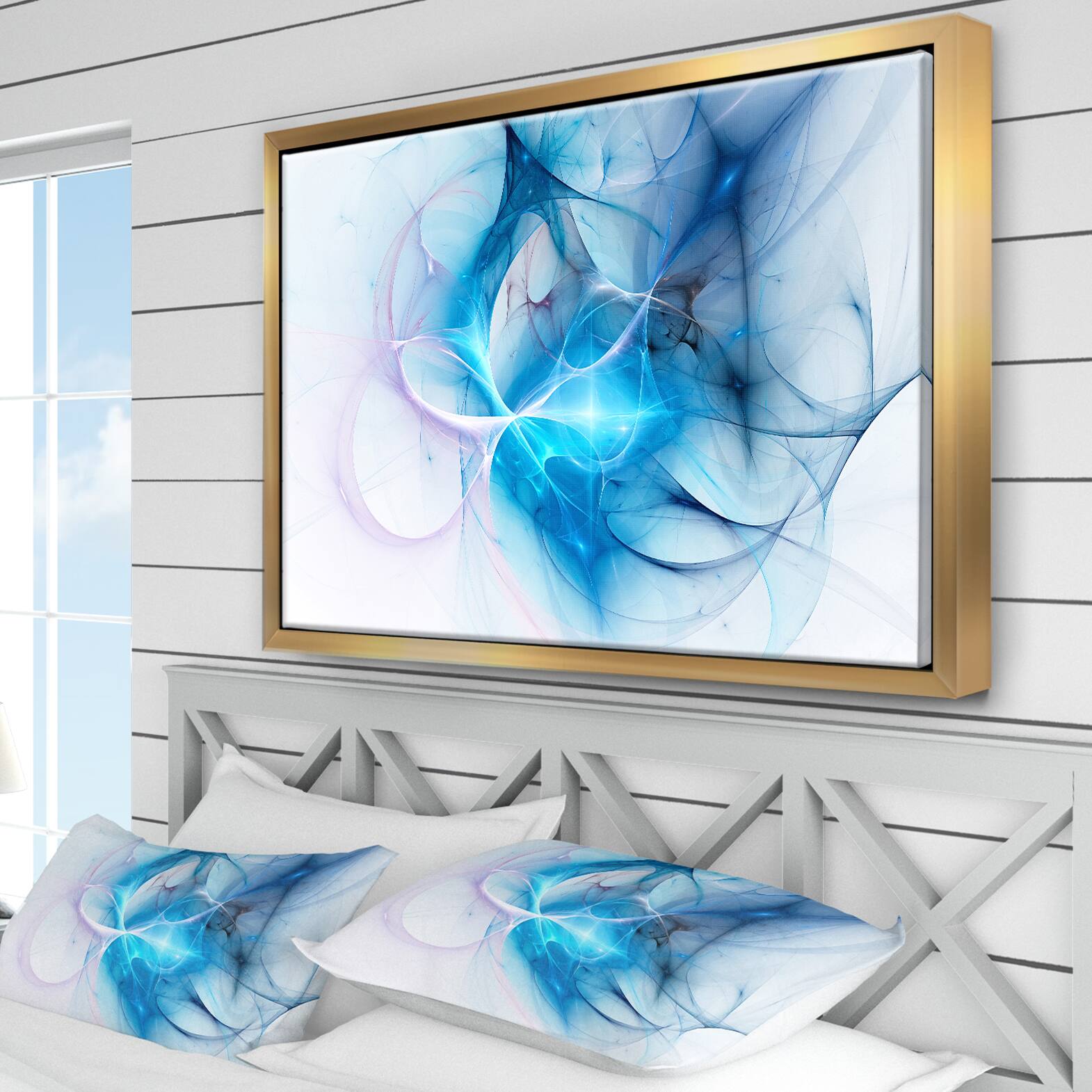Designart - Blue Nebula Star