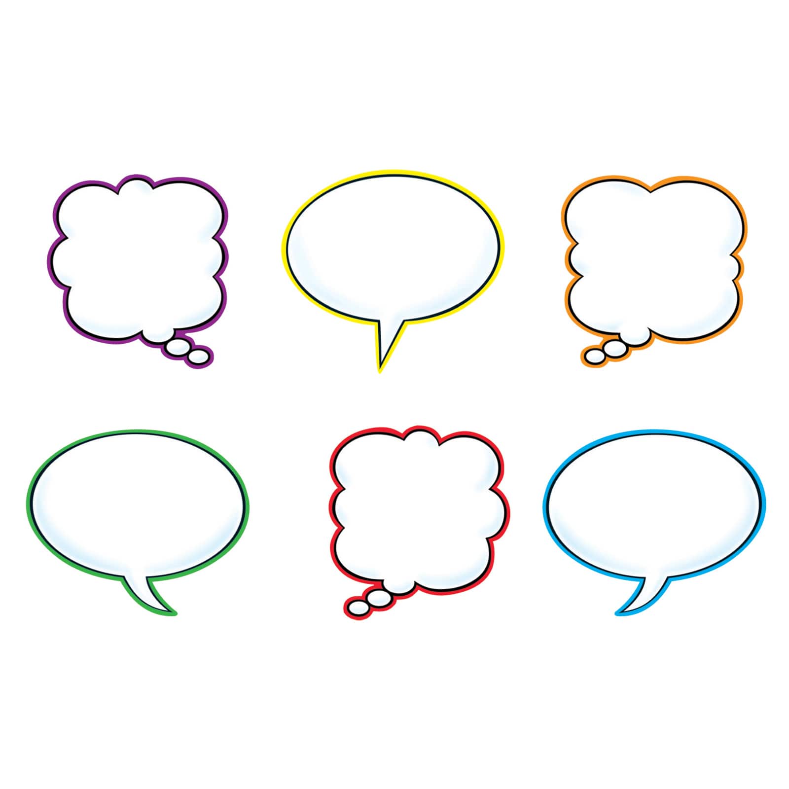 Trend Enterprises® Speech Balloons Classic Accents®, 36 ct