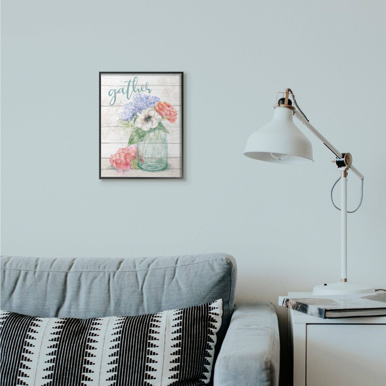 Stupell Industries Gather Love Black Framed Wall Art