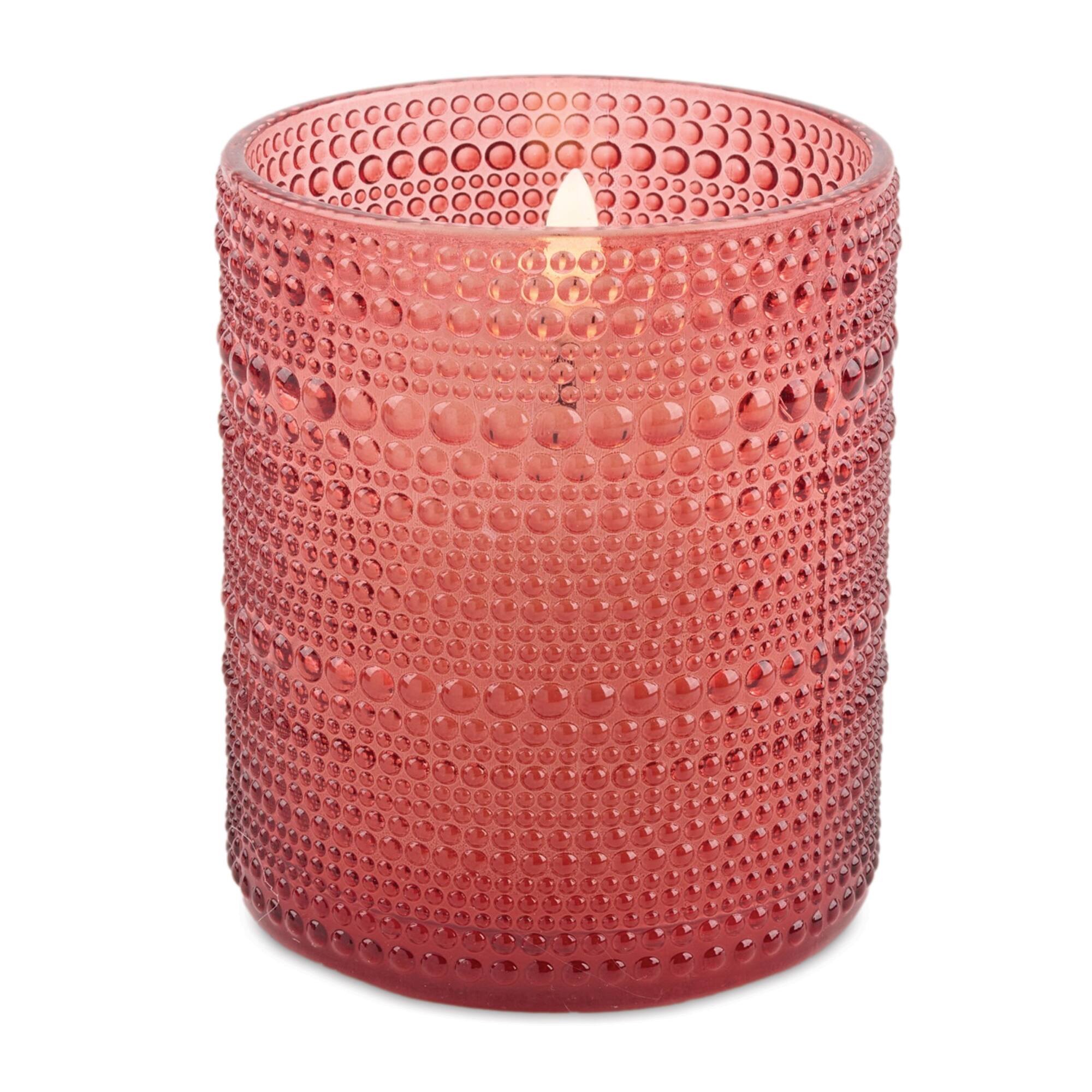 Melrose 3.25" x 4" LED Votive Candle in Glass Jars, 2ct.