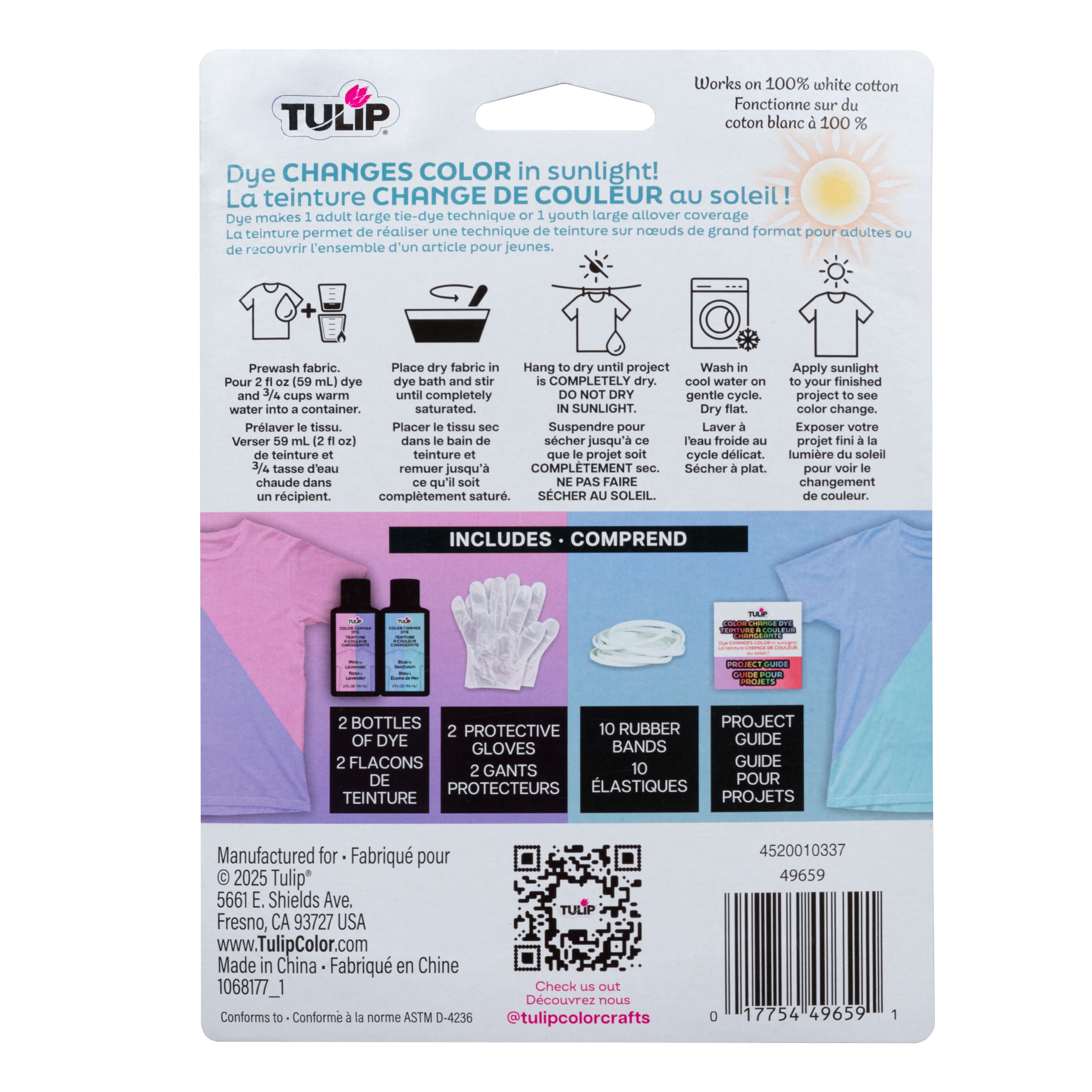 Tulip® Colour Change Dye Kit