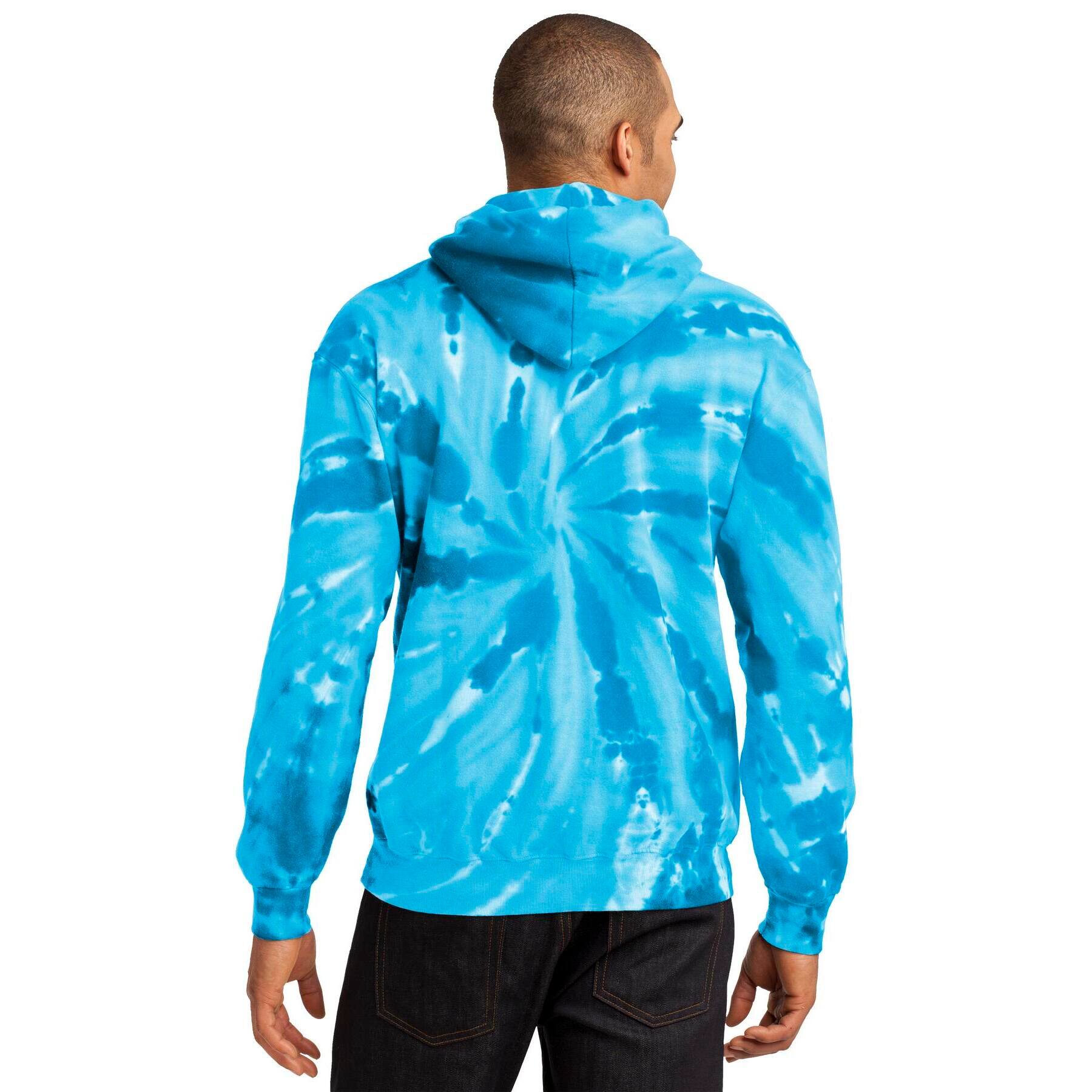 Port & Company® Tie-Dye Pullover Hooded Adult Sweatshirt