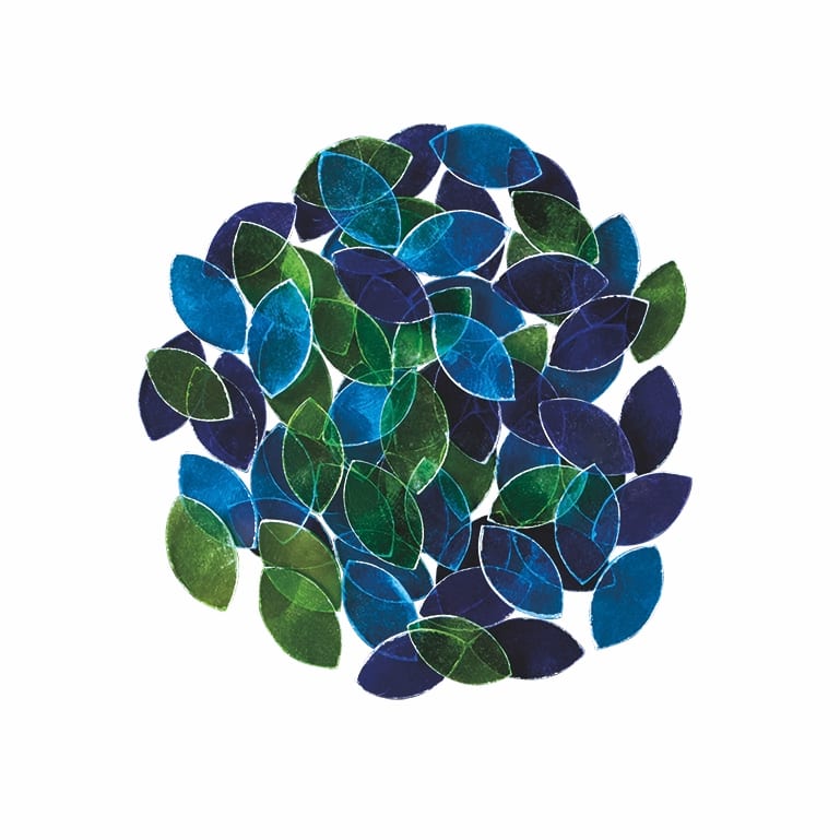 4" Blue & Green Vase Mosaic Kit by Make Market®