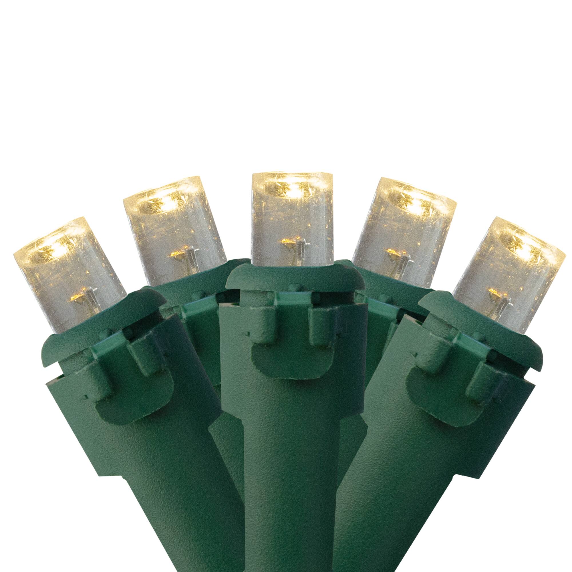 300ct. Warm White LED Wide Angle Christmas String Lights