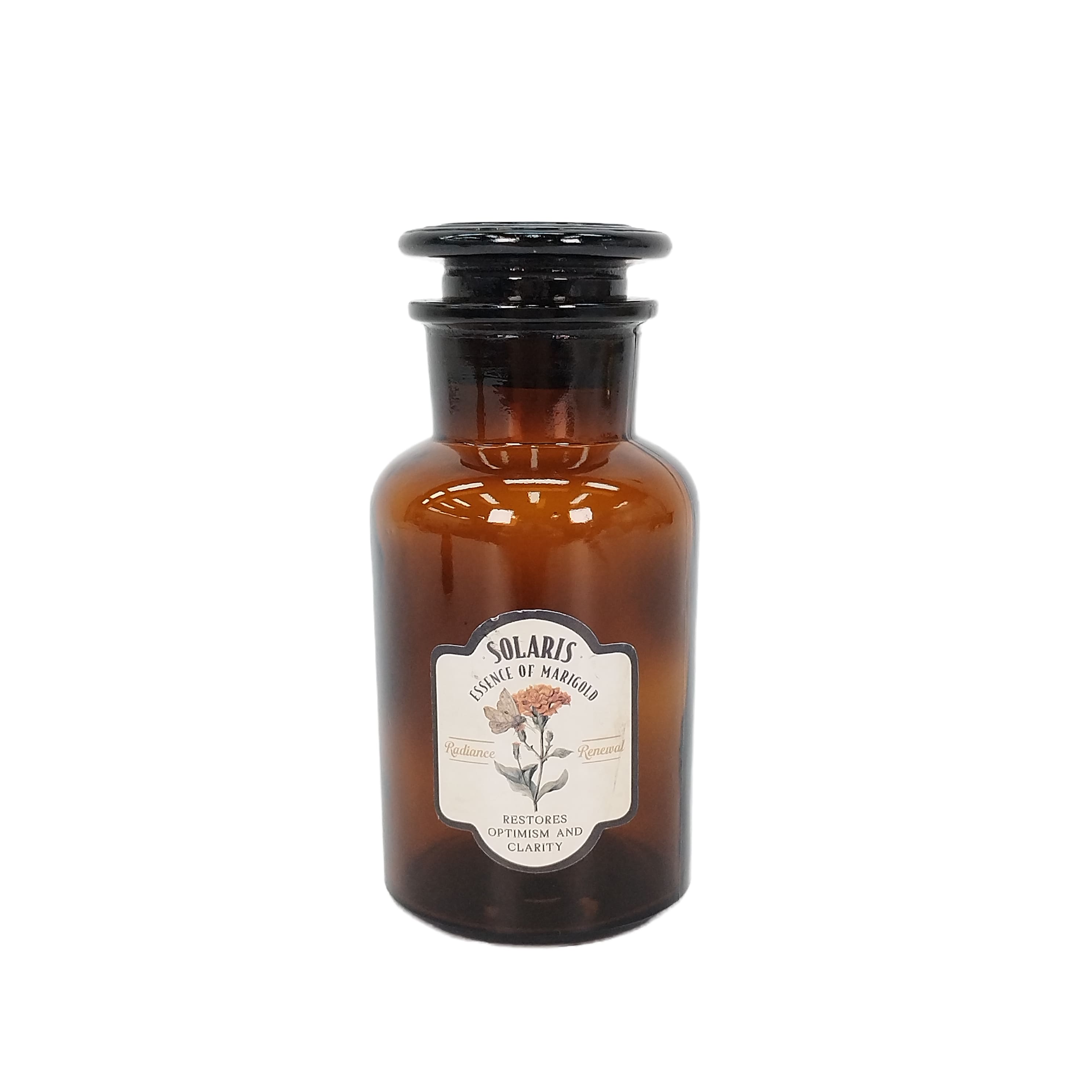 5.5" Solaris Essence of Marigold Glass Potion Bottle by Ashland®