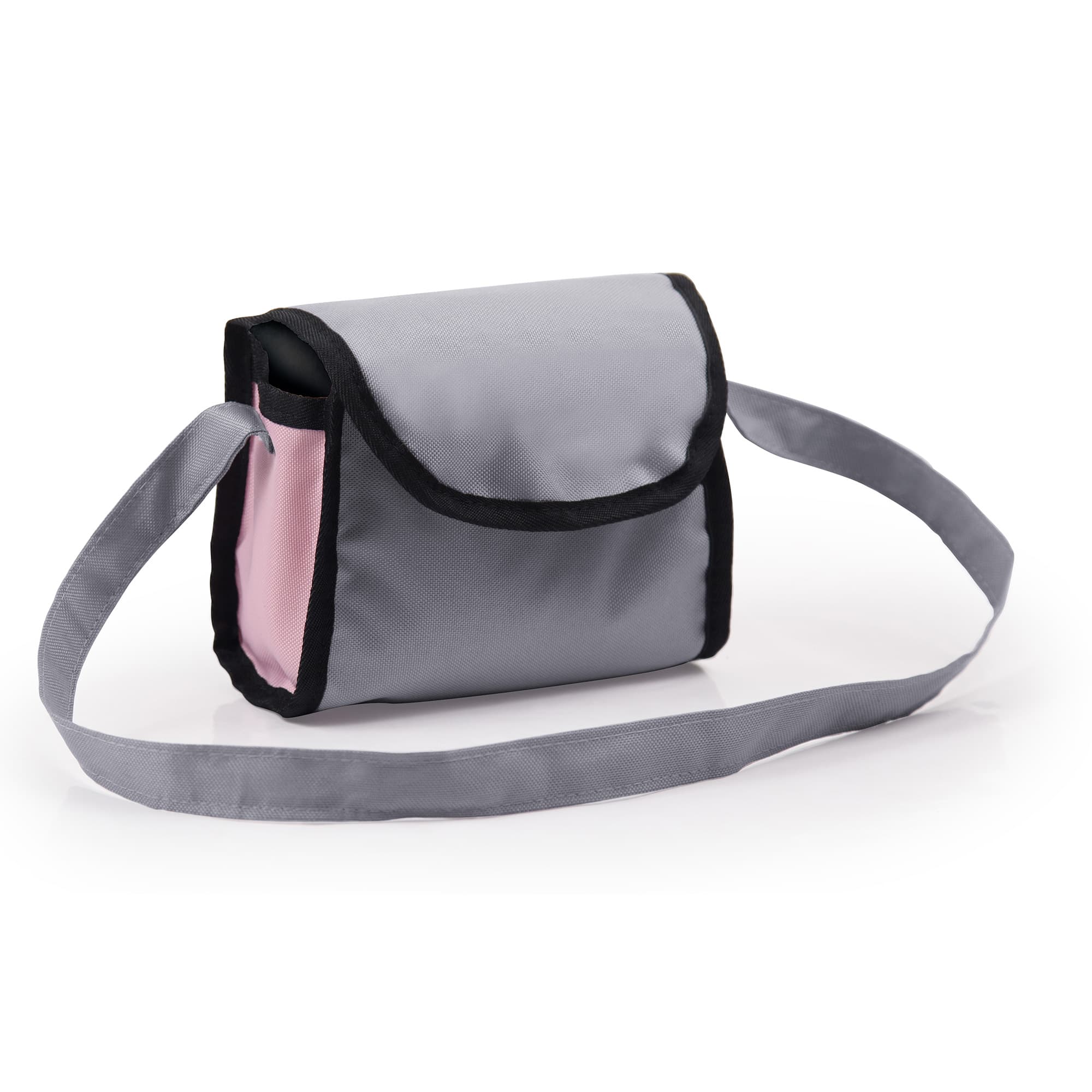 Bayer Design Trendy Pink & Gray Fairy Pram & Travel Bed Set