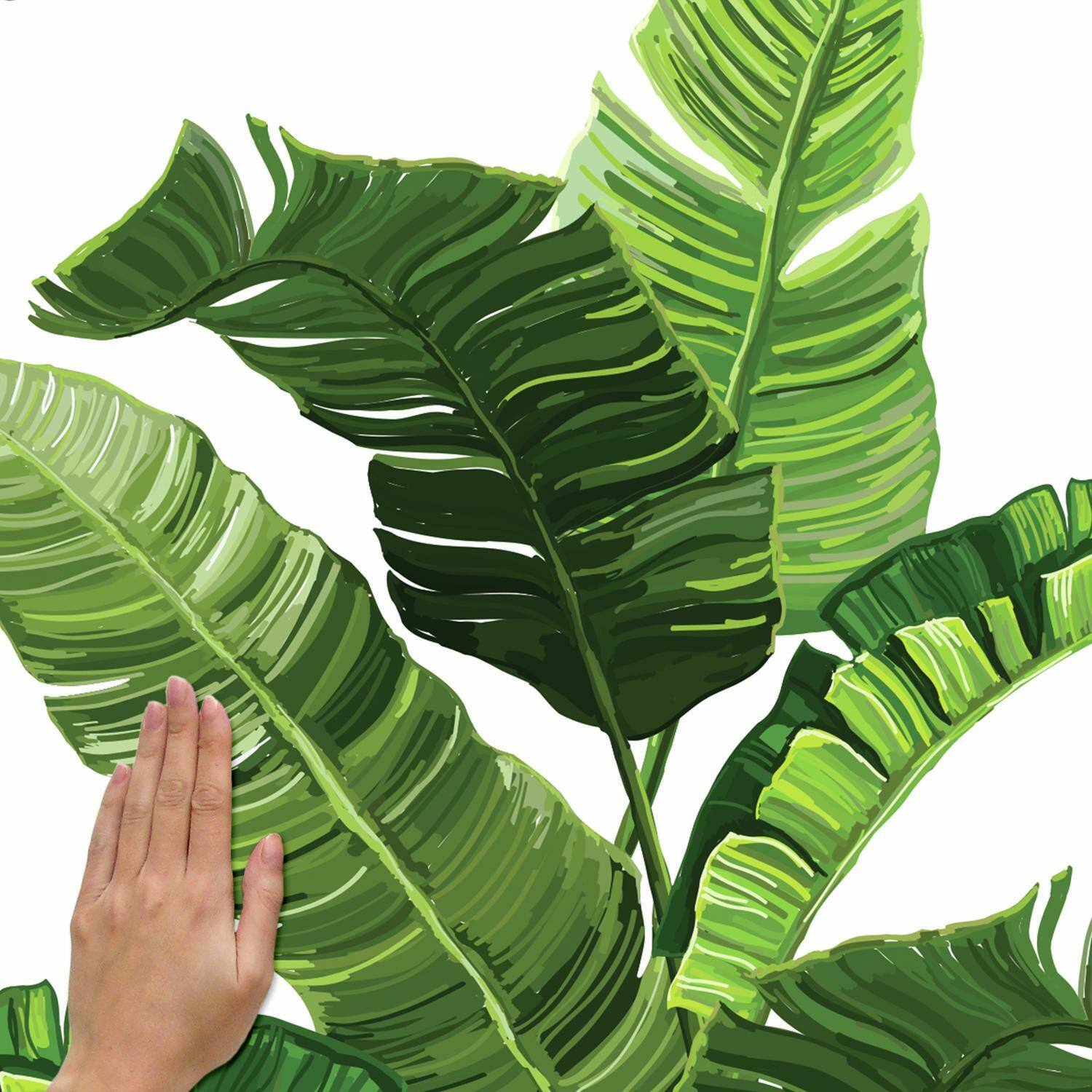 RoomMates Banana Leaf Peel & Stick Wall Decals