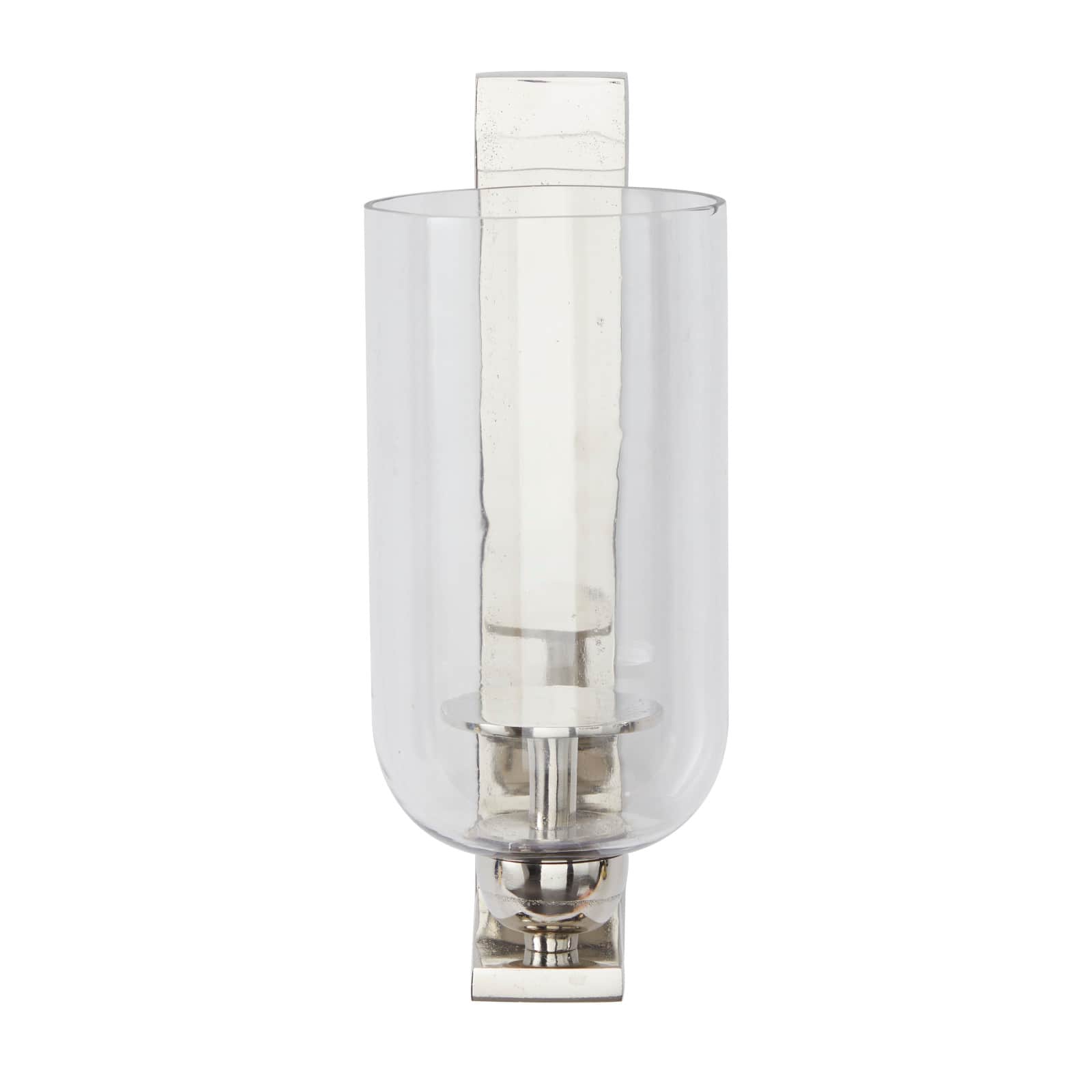 Silver Aluminum Modern Wall Sconce