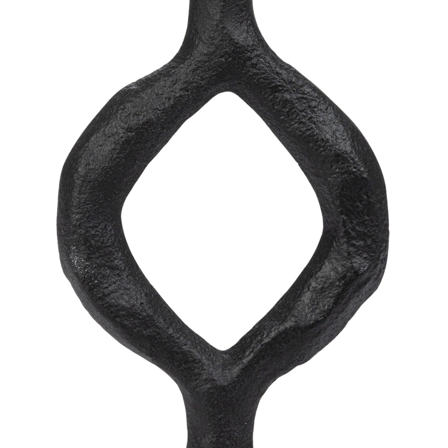 Hello Honey® Black Decorative Cast Metal Taper Candle Holder