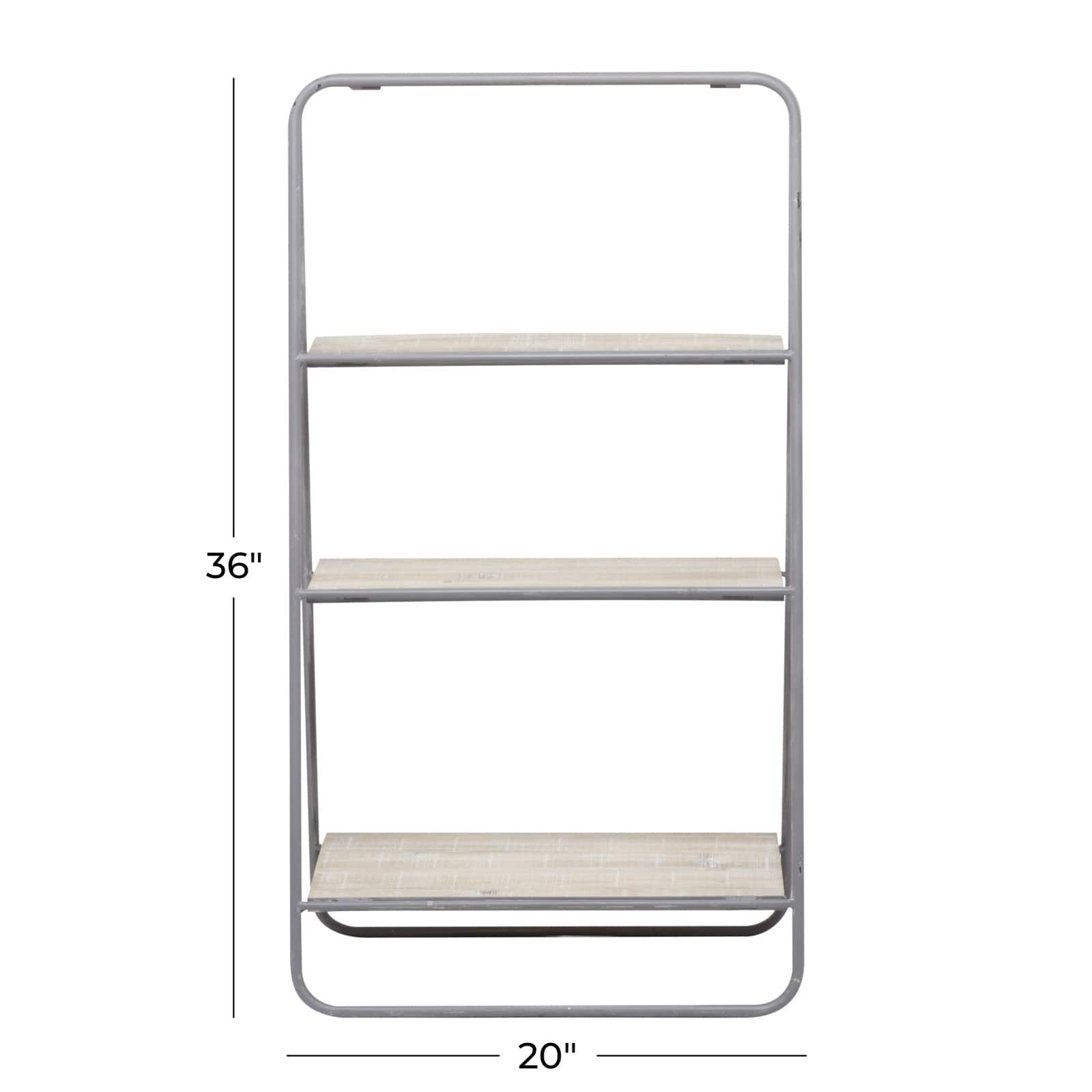 36" Iron Farmhouse Shelving Unit