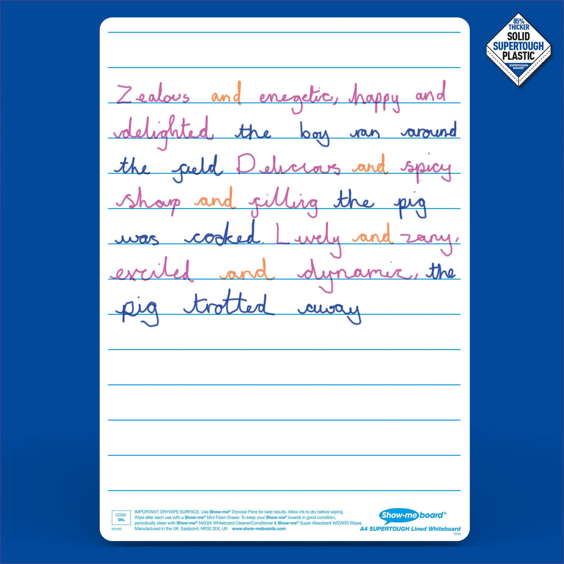 Show-me® A4 Lined/Gridded Lapboards Bulk Box Set