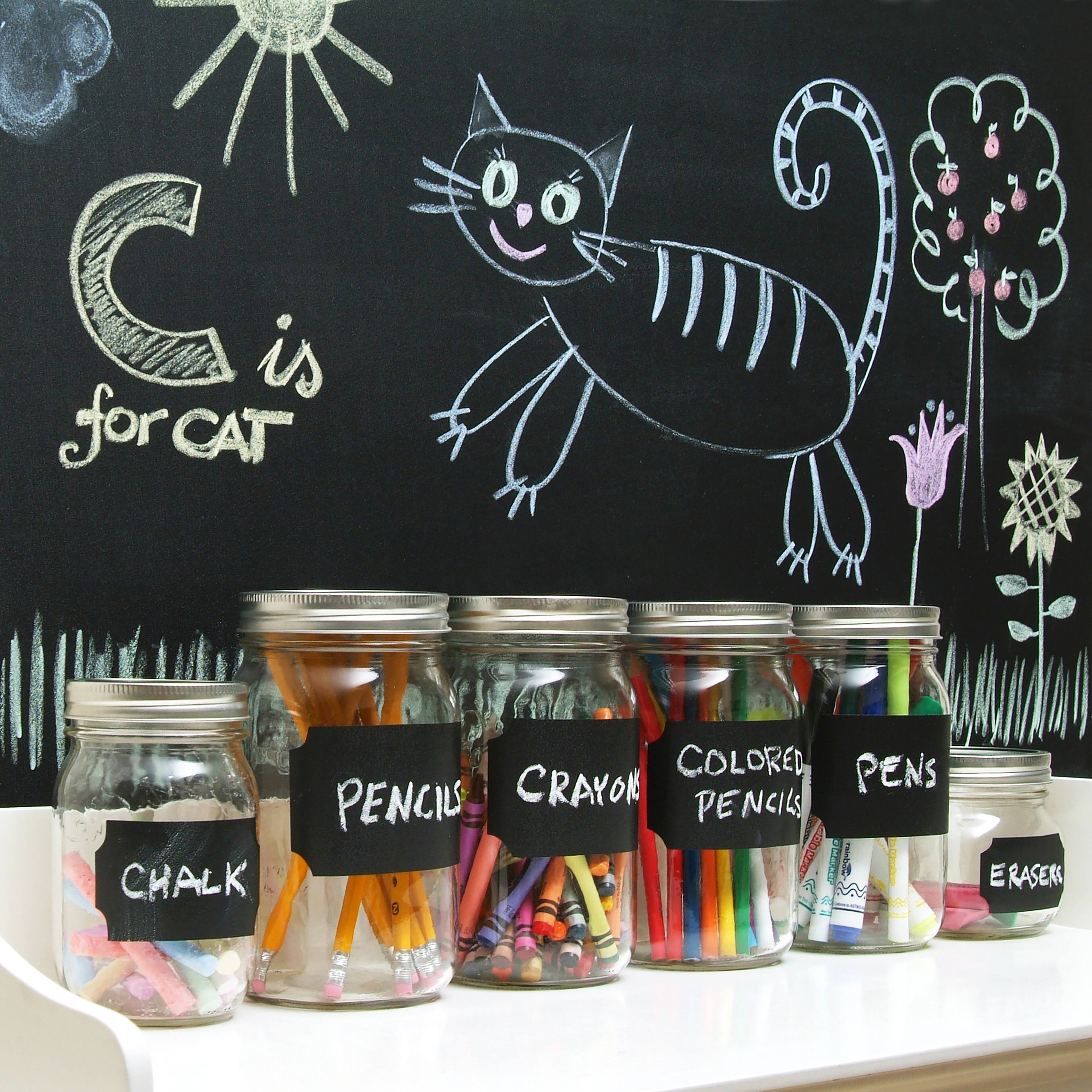 Con-Tact® Brand Black Chalkboard Self-Adhesive Liner