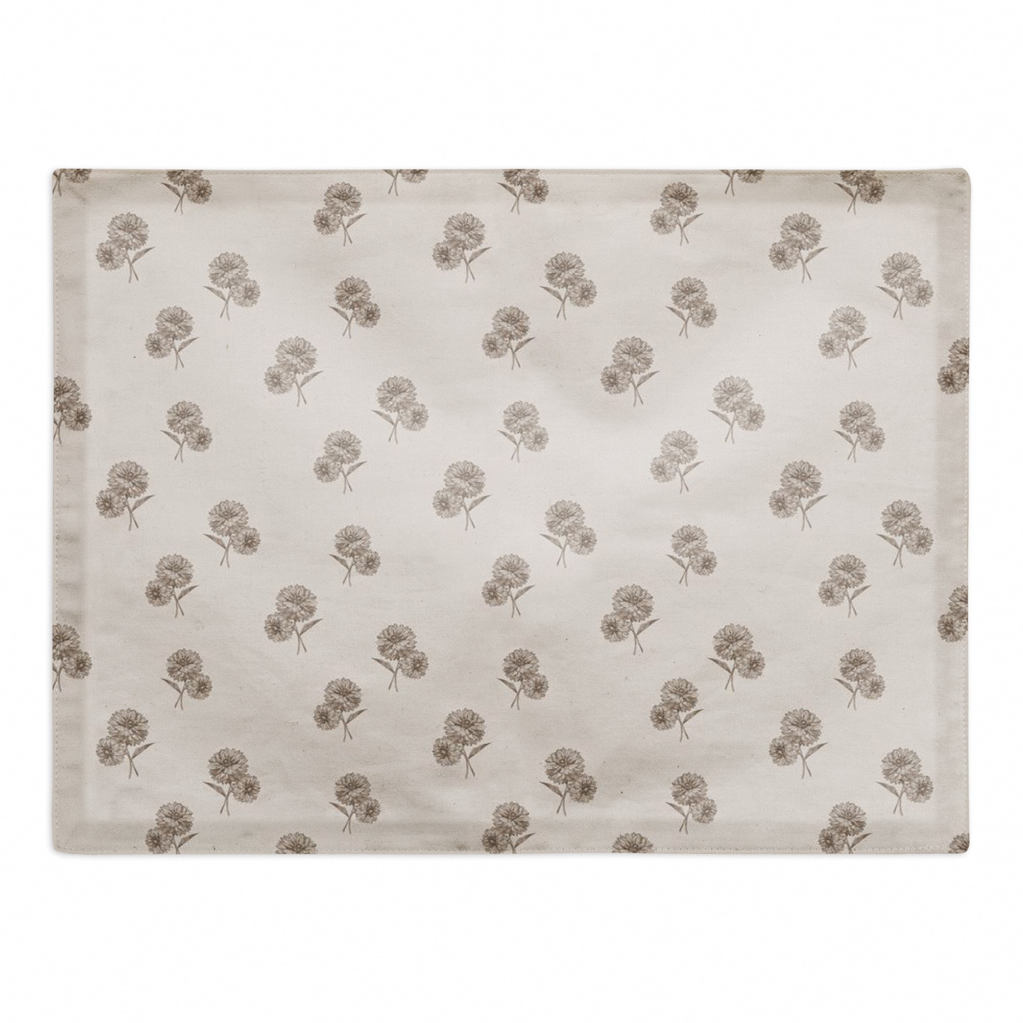 Delicate Floral Cotton Twill Placemat