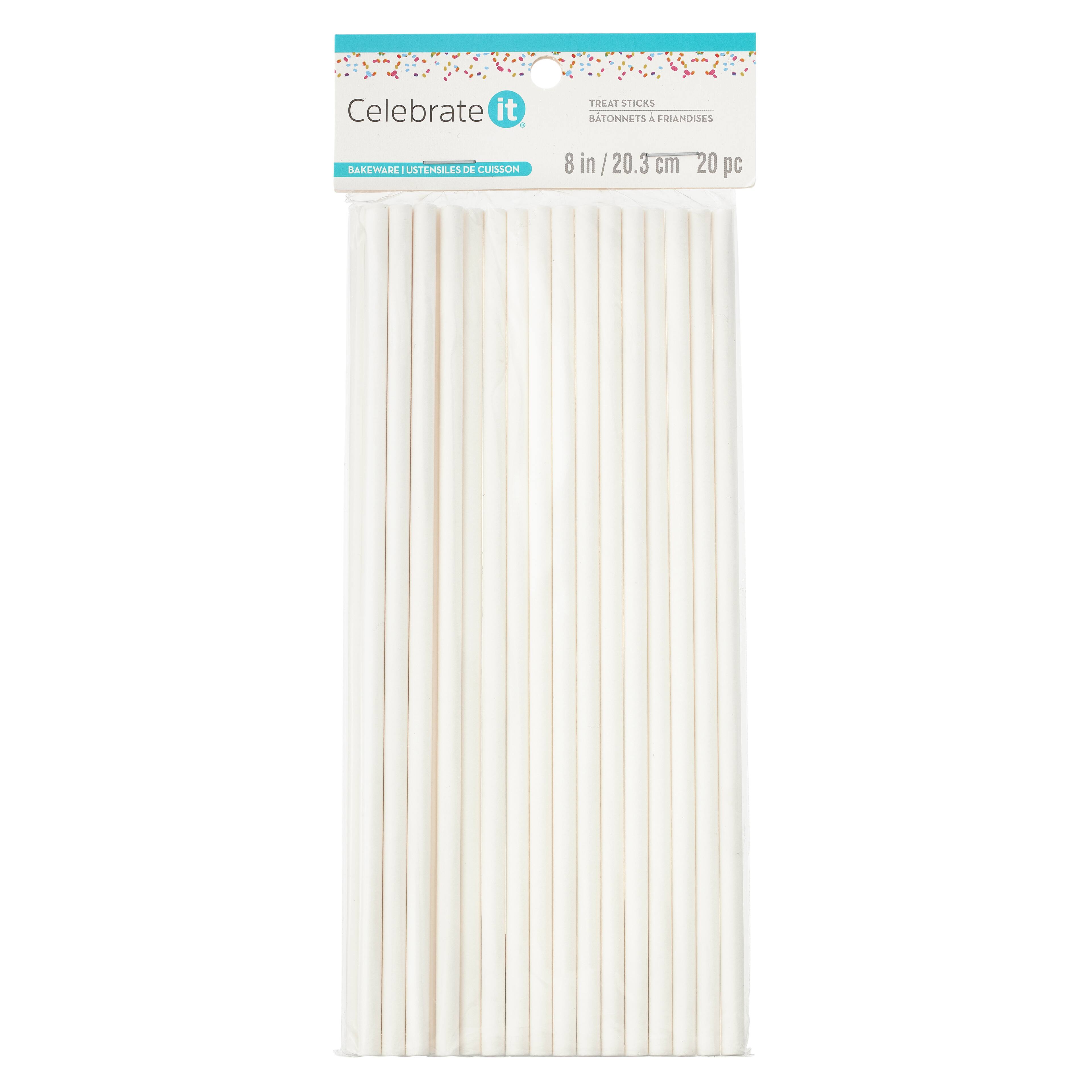 12 Packs: 20 ct. (240 total) 8" Cookie Sticks by Celebrate It®