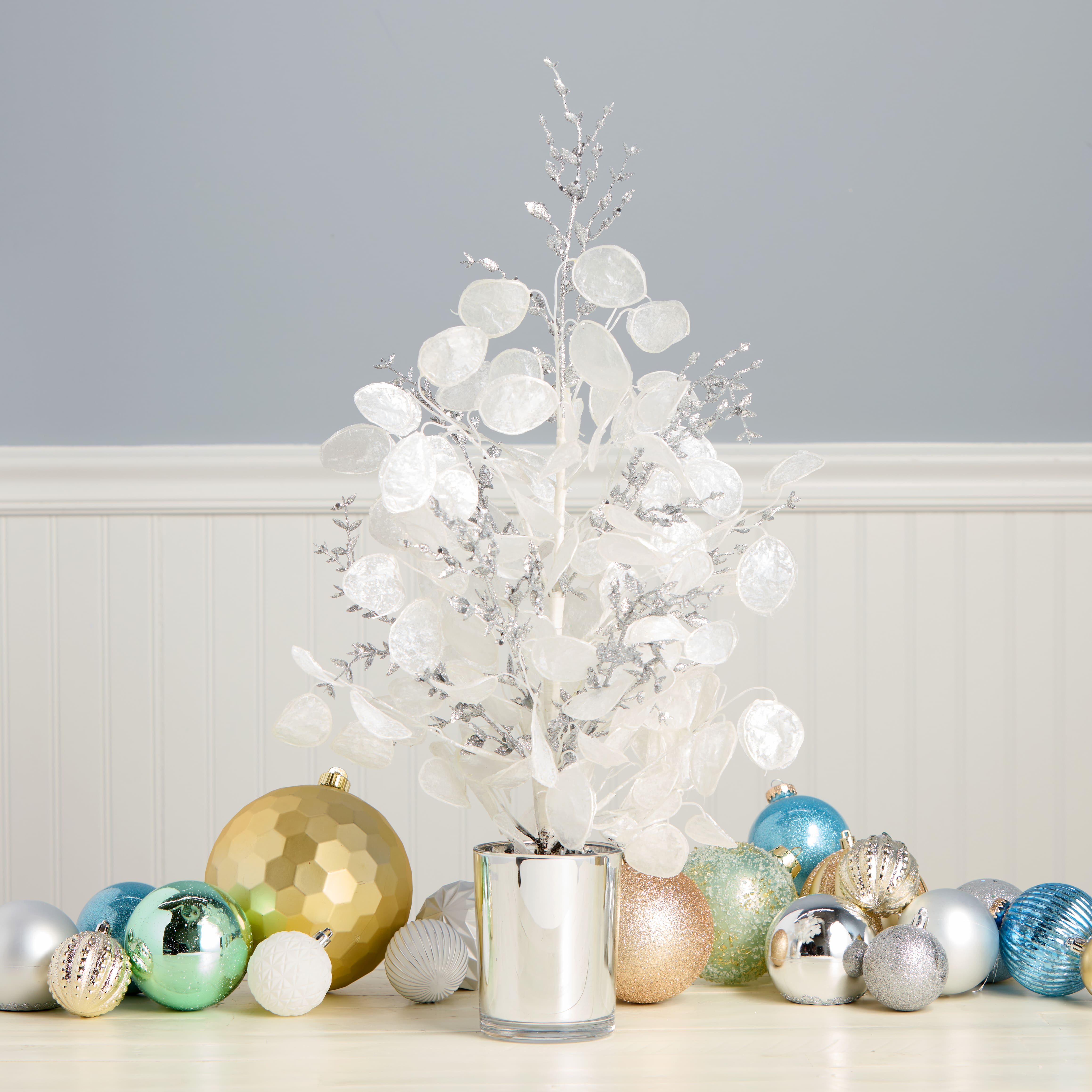 26" Unlit White Frost White Tabletop Artificial Christmas Tree