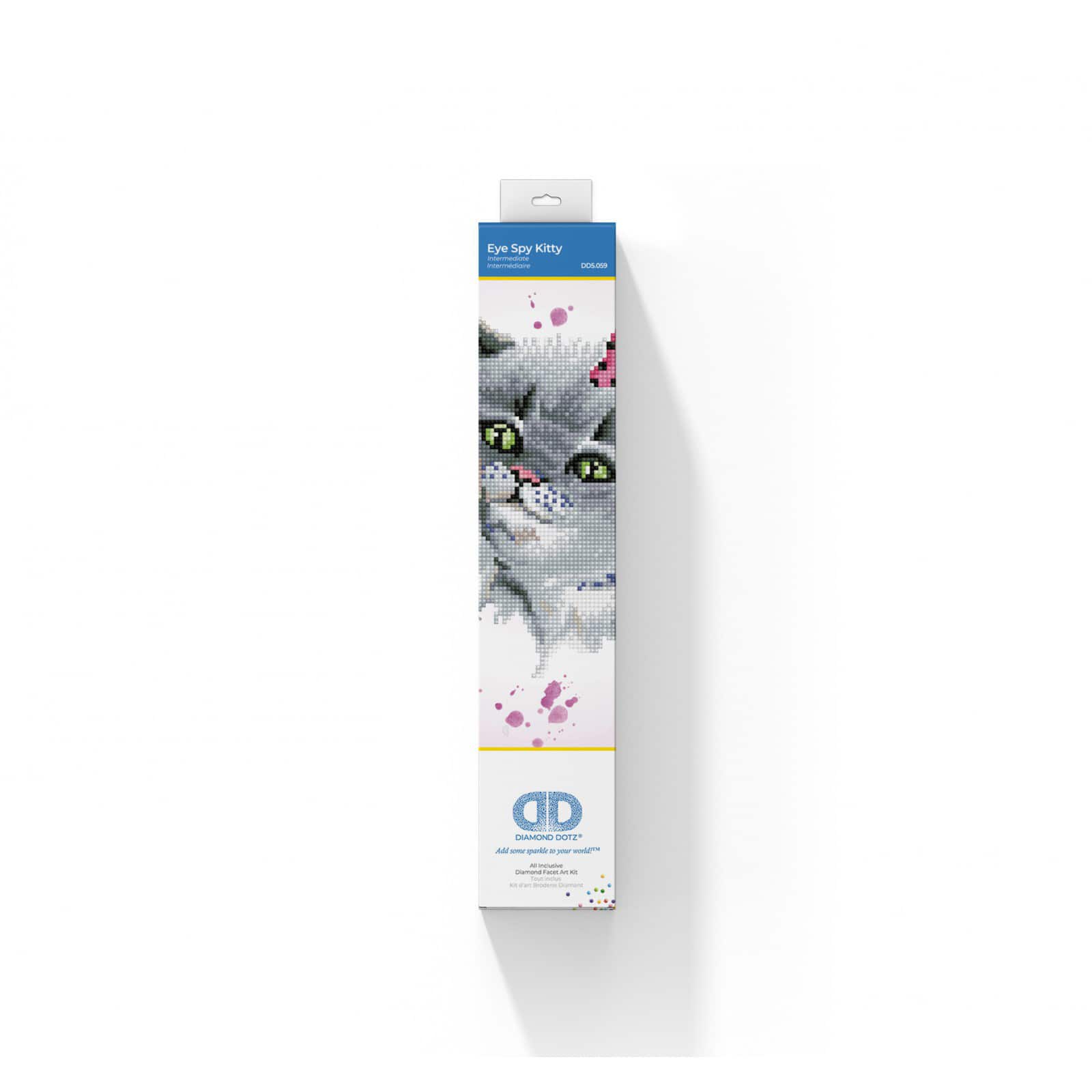 Diamond Dotz® Eye Spy Kitty Diamond Painting Artwork Kit