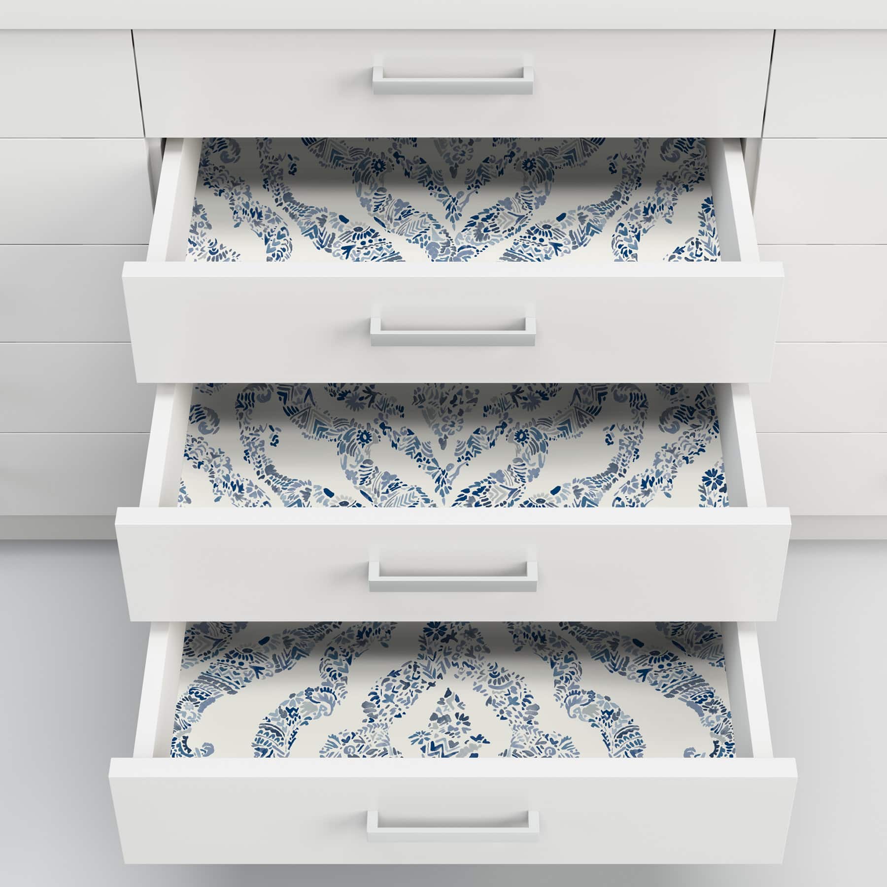 NuWallpaper Blue Guildford Peel & Stick Wallpaper