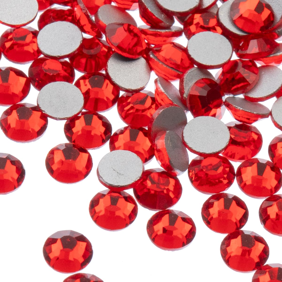 John Bead Crystal Lane SS30 Glass Round Flatback Rhinestones, 72ct.