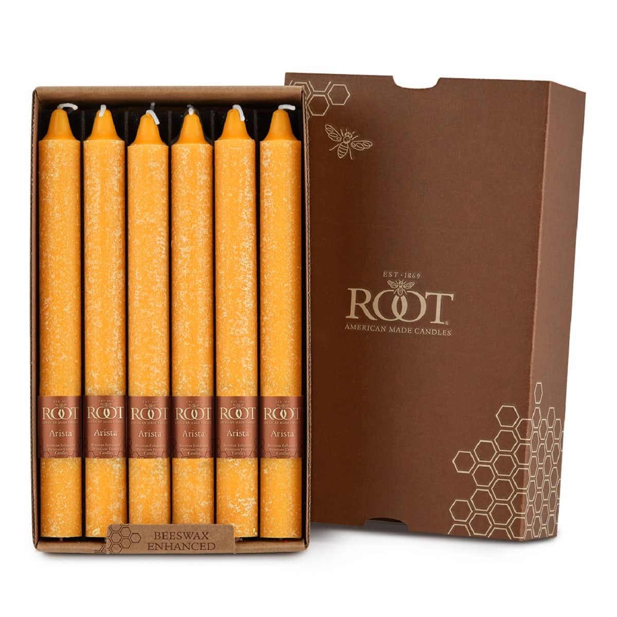 Root Candles 9" Unscented Timberline™ Arista™ Taper Candles, 12ct.
