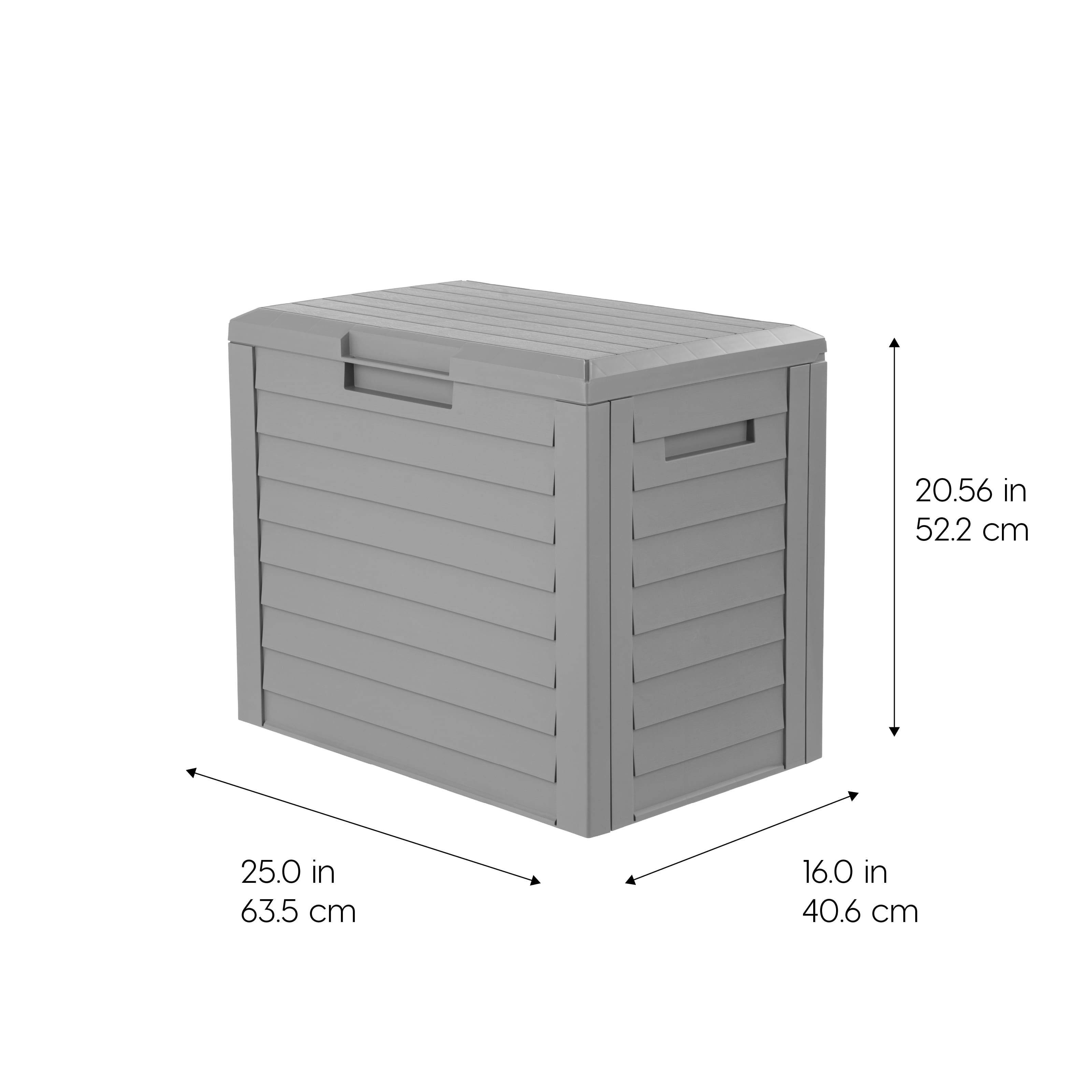 IRIS® 35gal. Gray Outdoor Deck Delivery Storage Box