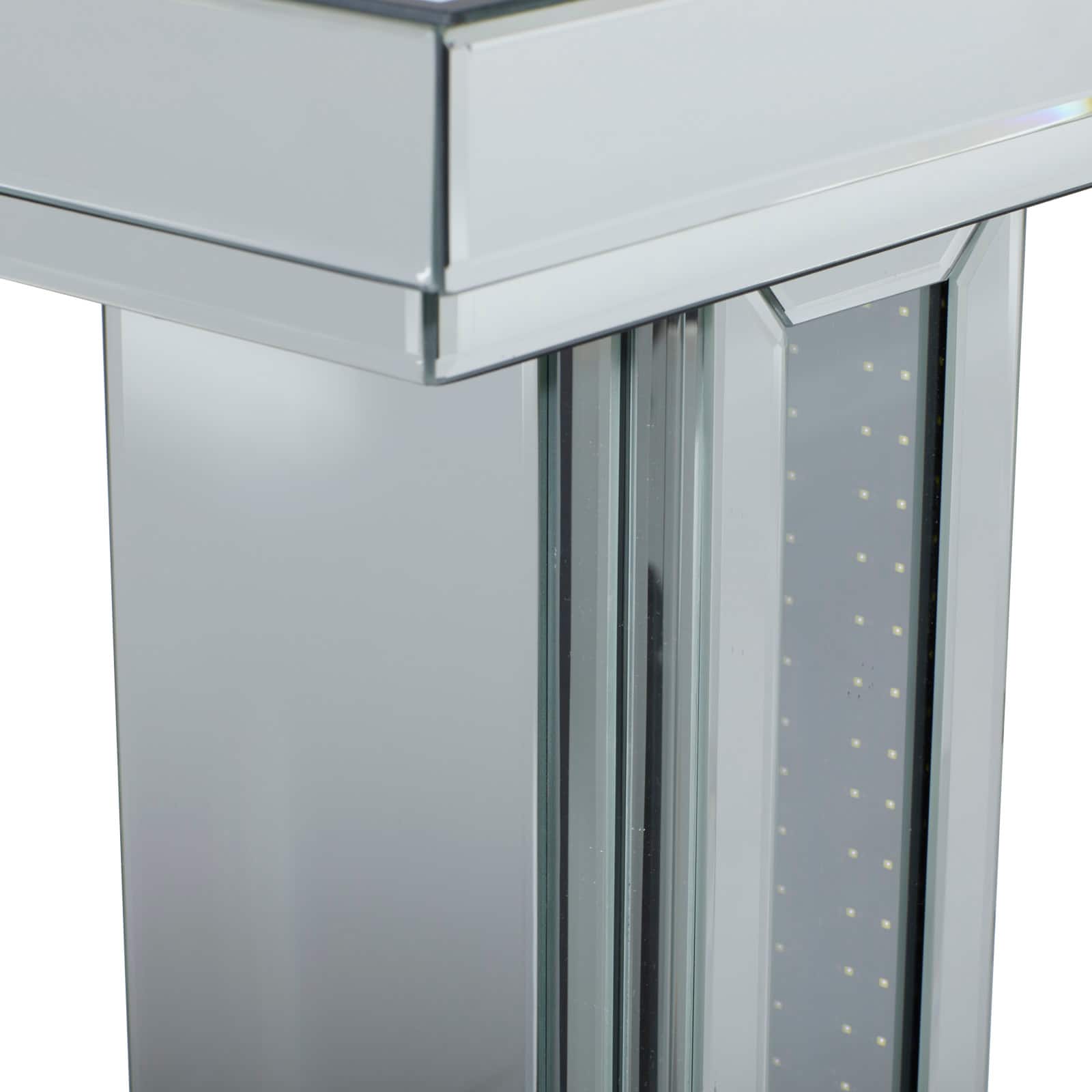 Silver Glam Wood Console Table, 32" x 48"