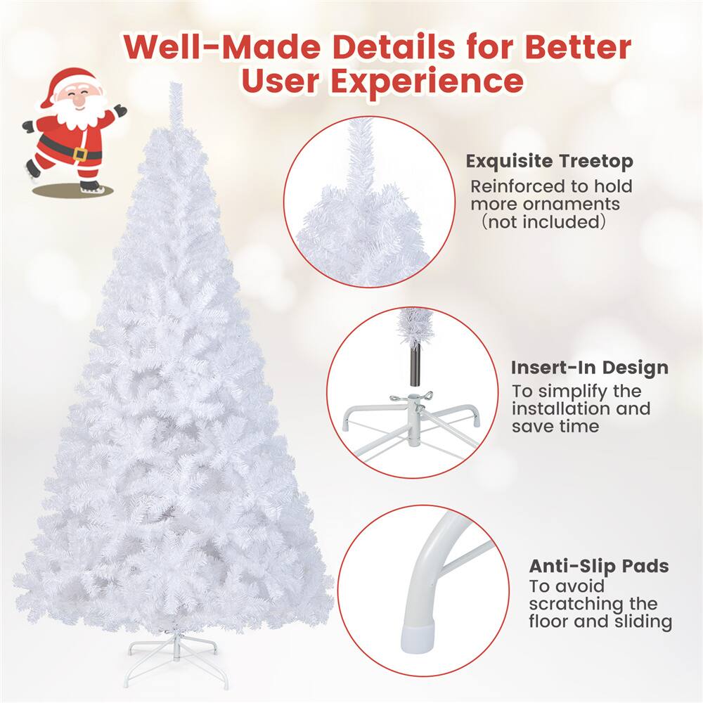 7ft. Unlit White Pine Artificial Christmas Tree