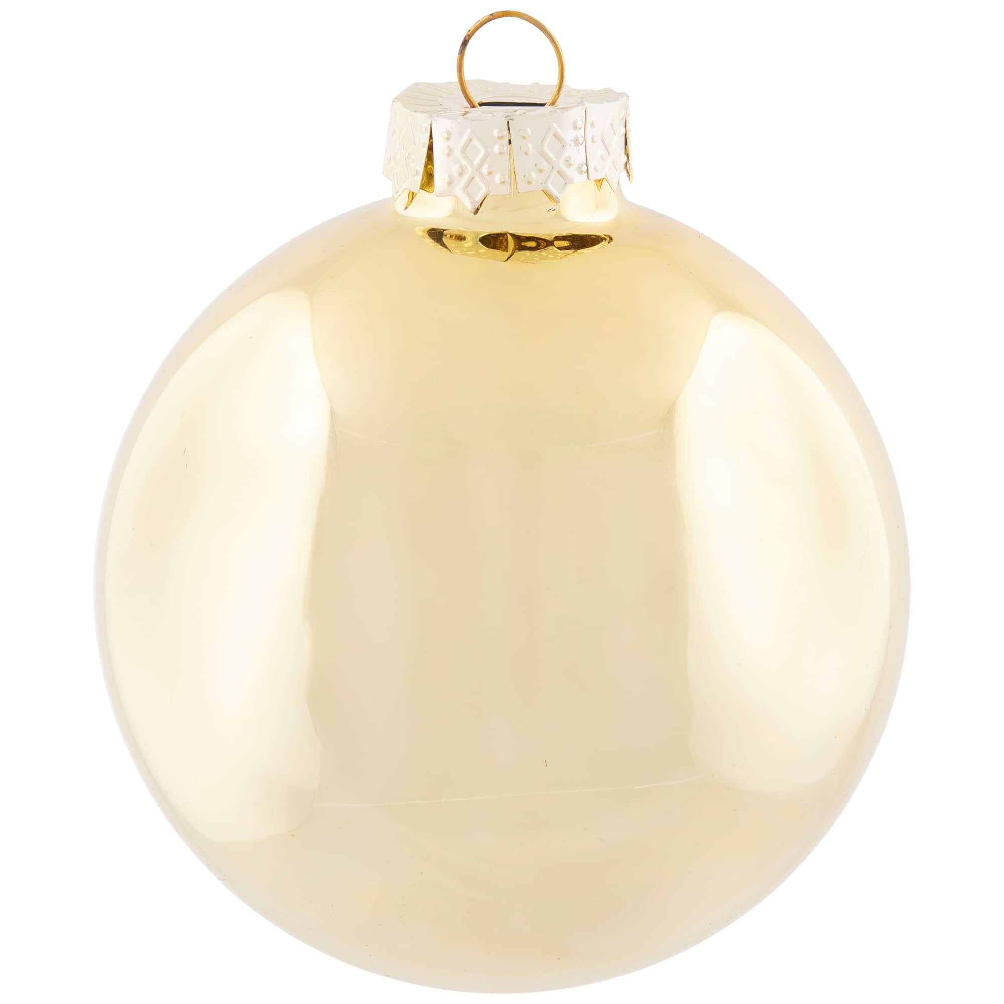72ct. 4" Red & Gold Matte Glass Ball Ornaments