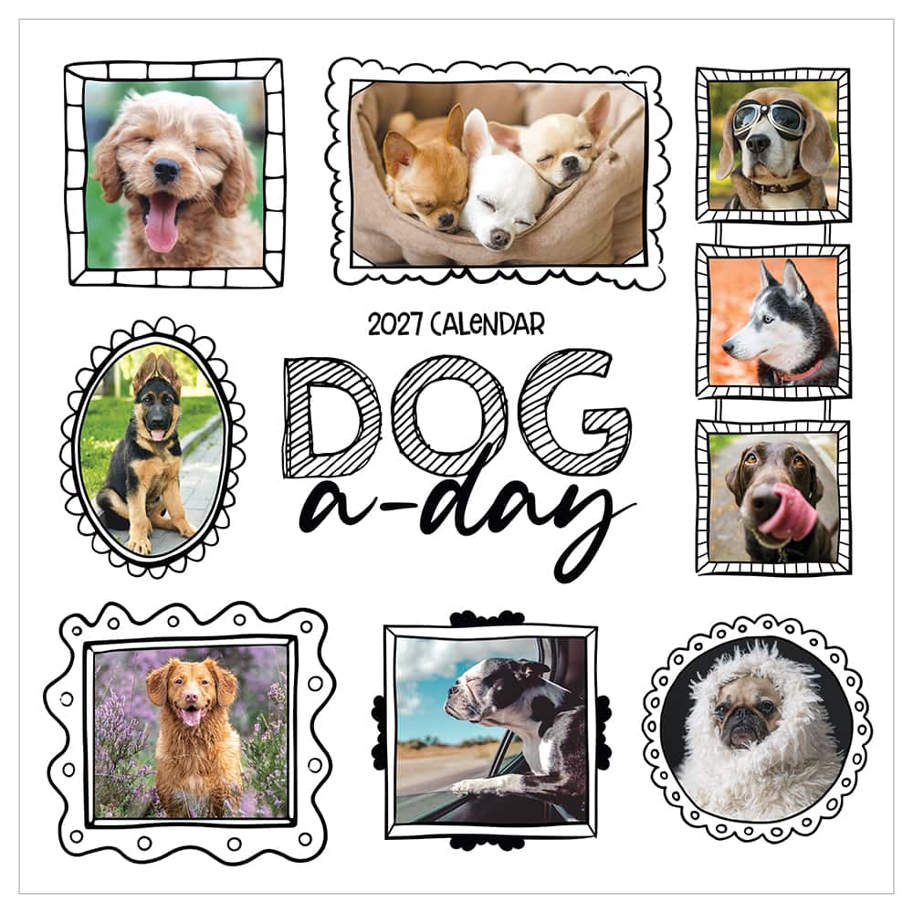2027 Dog-A-Day Wall Calendar
