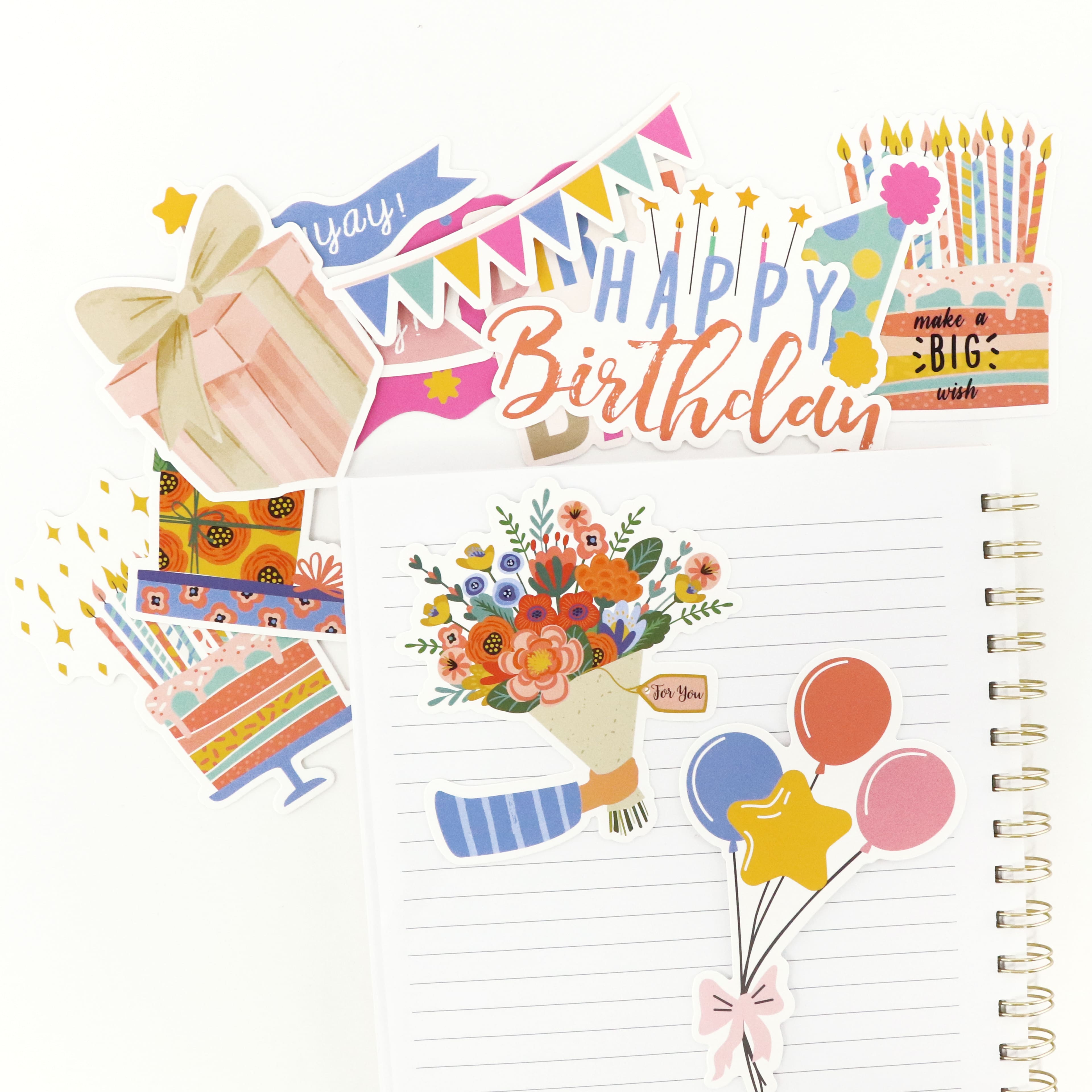 Birthday Die Cut Stickers by Recollections™