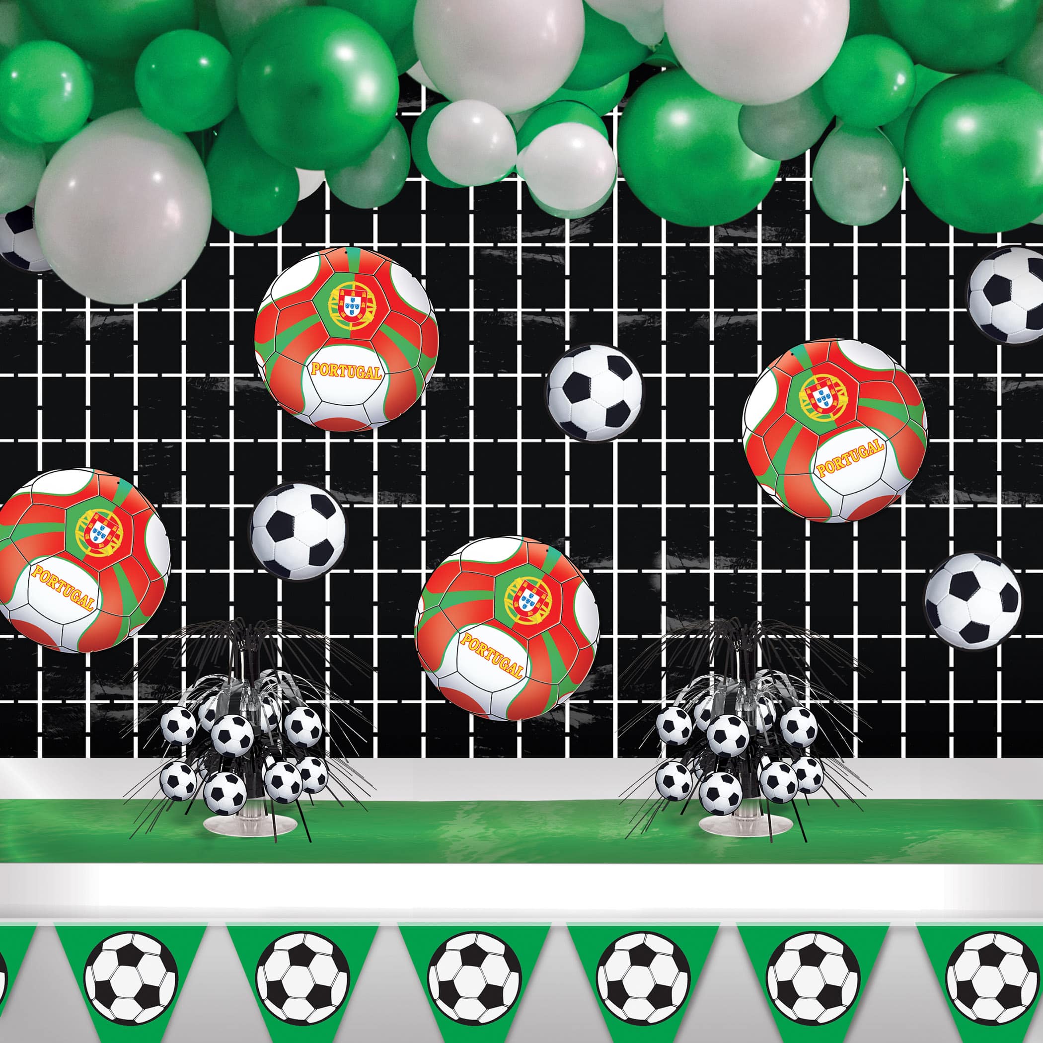 Beistle 10" Soccer Ball Cutouts, 4ct.