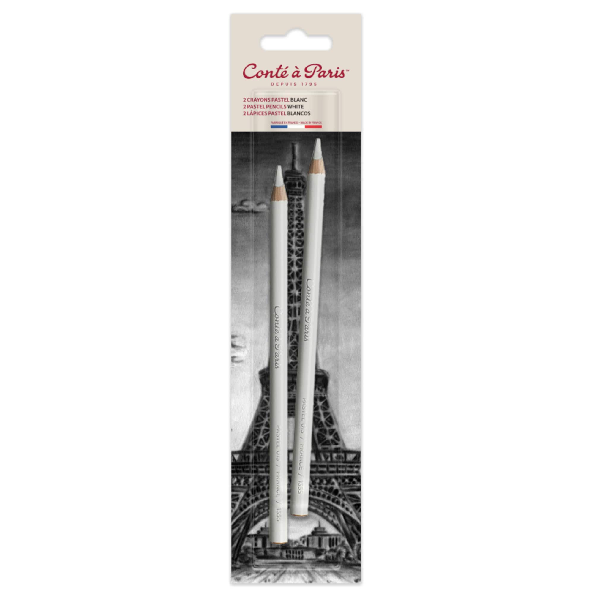 Conté à Paris™ White Pastel Pencils, 2ct.