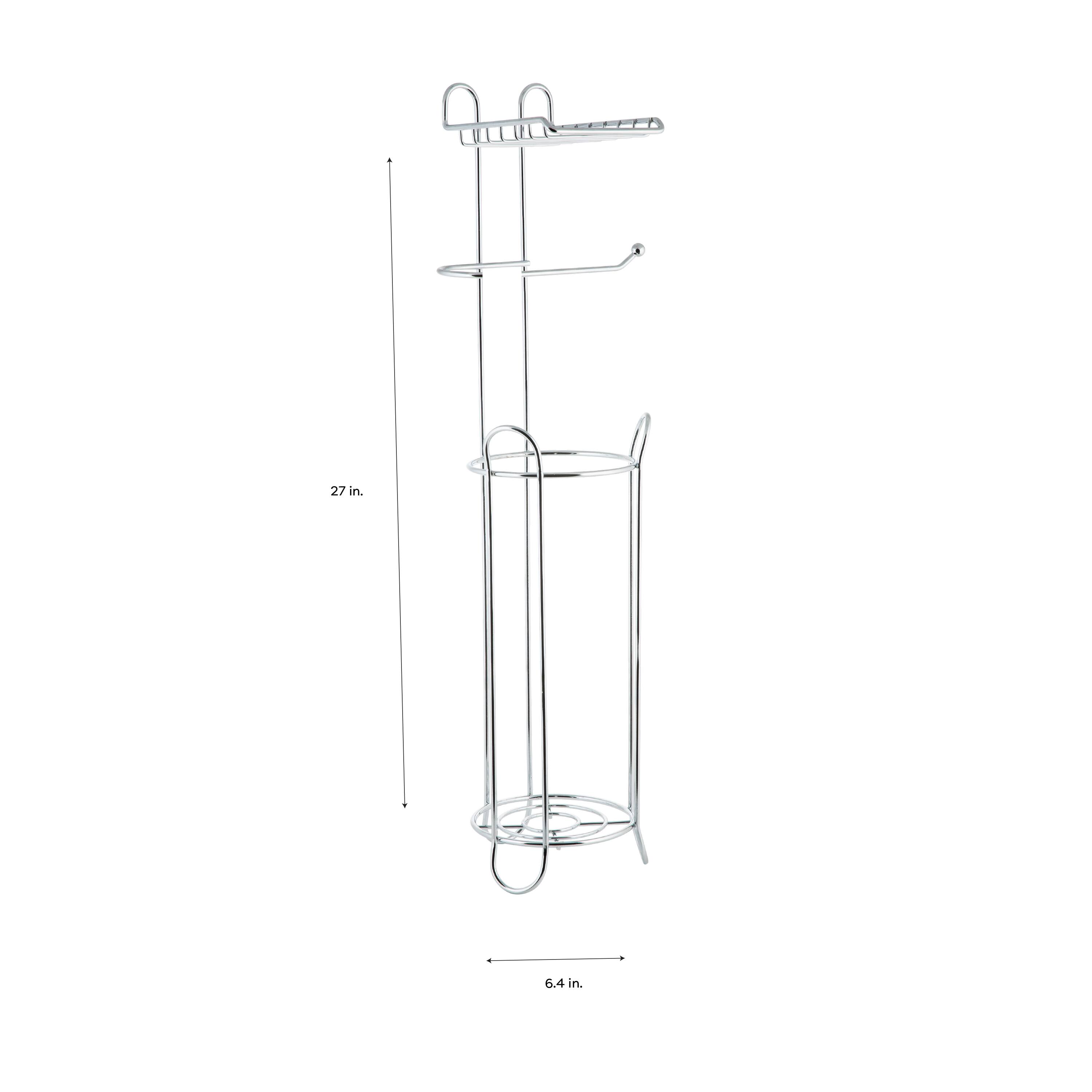 Bath Bliss Royal Toilet Paper Holder and Dispenser in Chrome