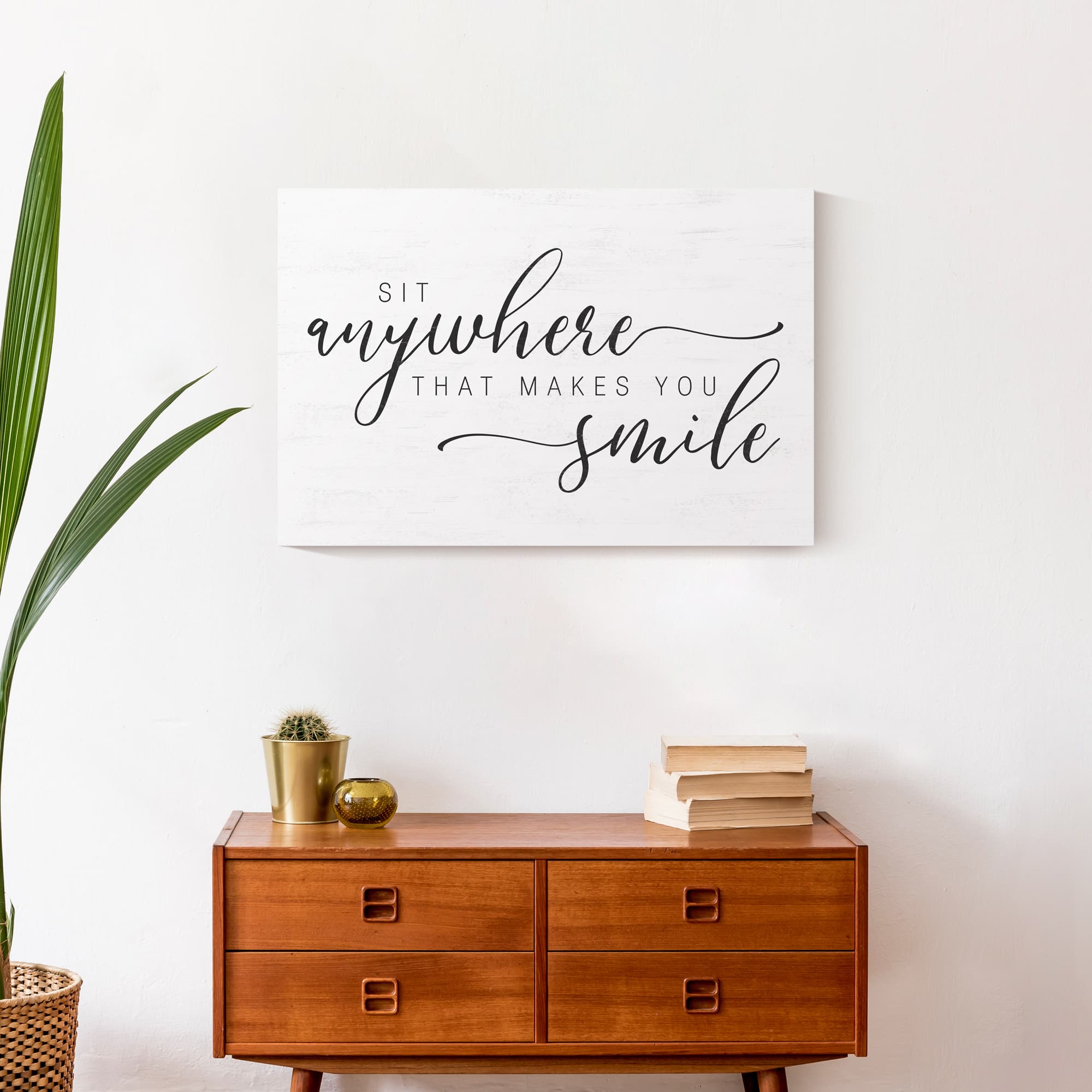 Sit Anywhere 24" x 16" Canvas Wall Art