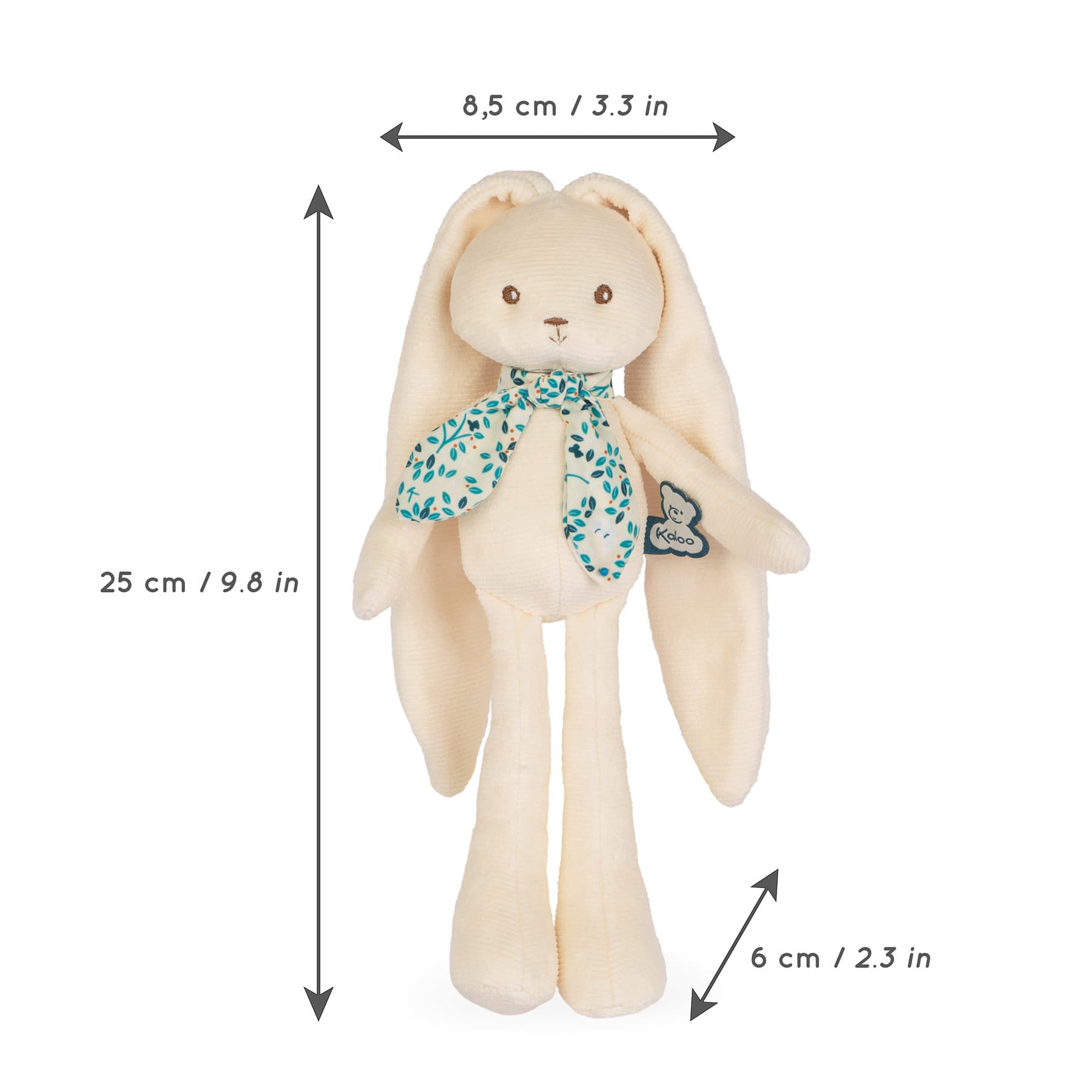 Kaloo® Lapinoo Small Cream Rabbi Doll Plush Toy