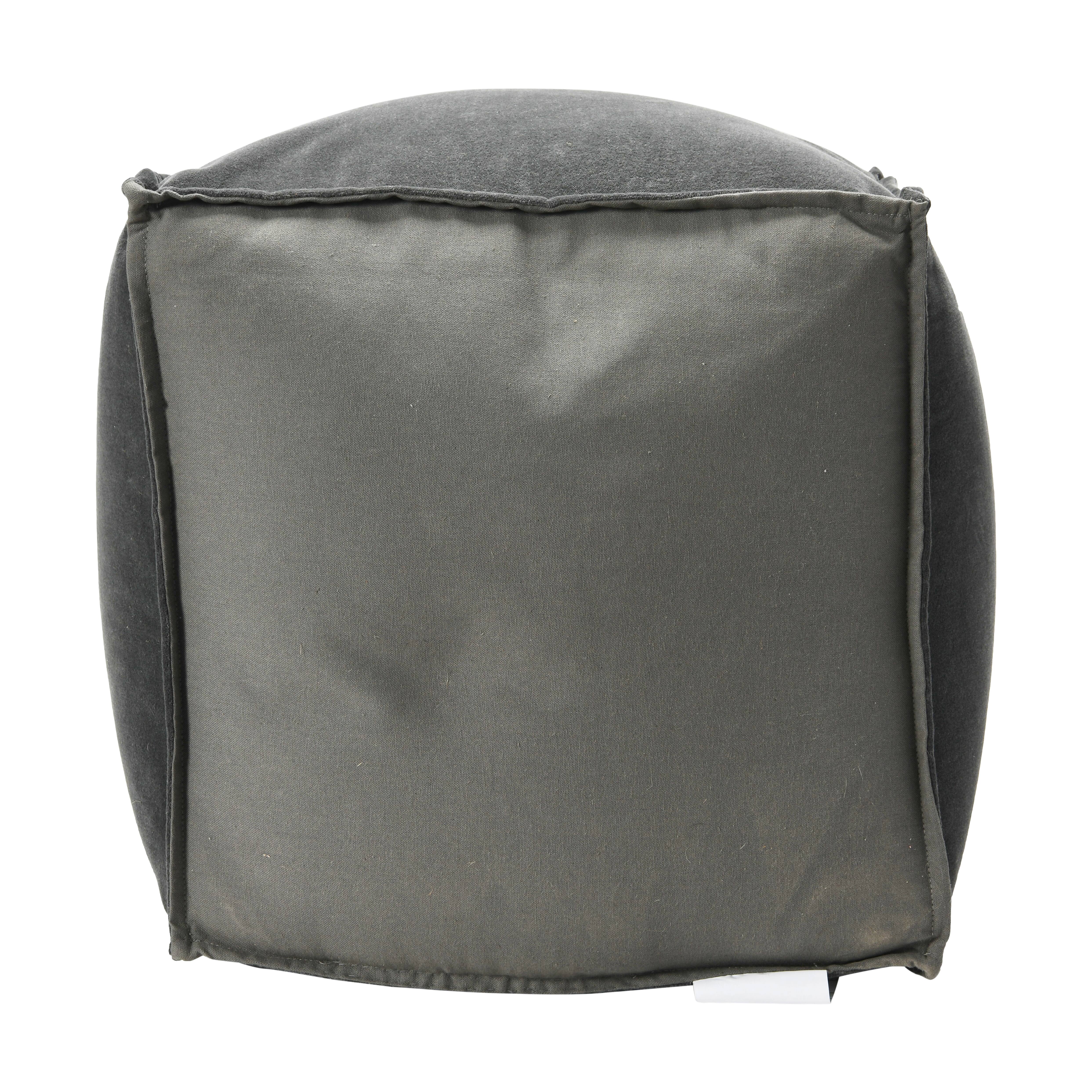 Hello Honey® 18" Modern Boho Cotton Velvet Pouf