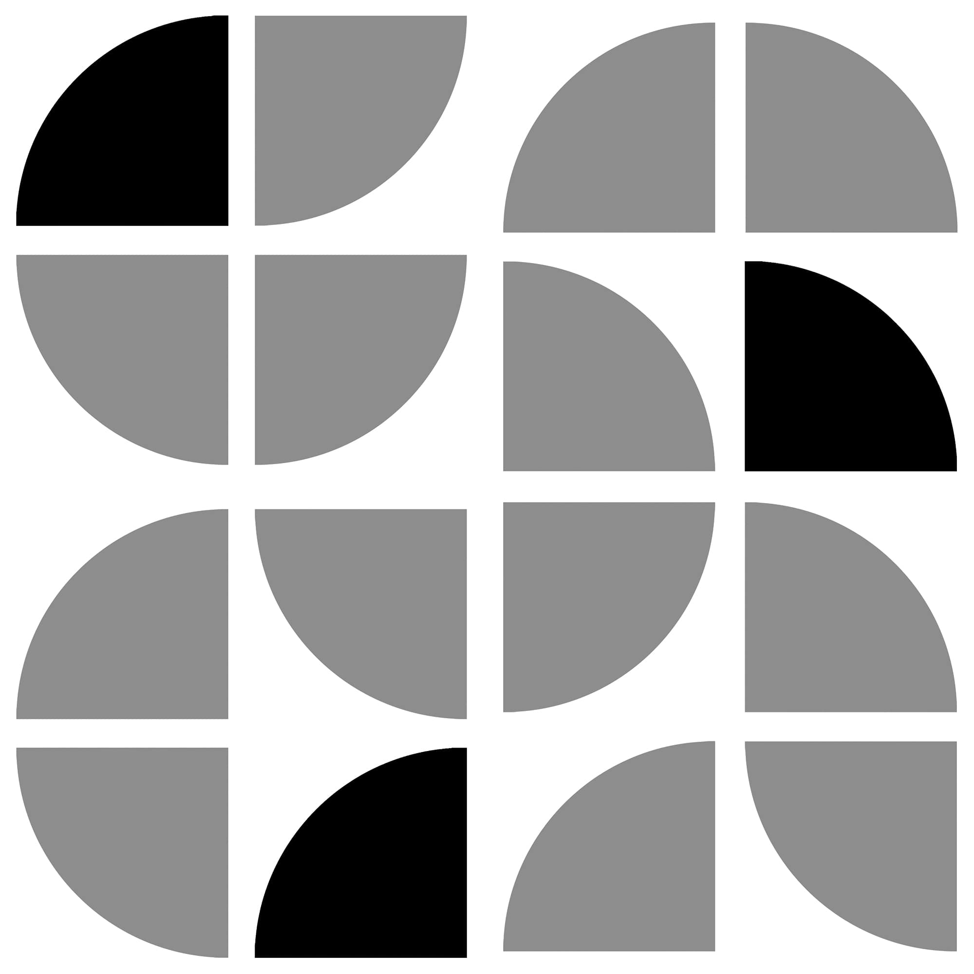 Designs Direct Mod Geo Crescents Peel & Stick Wallpaper