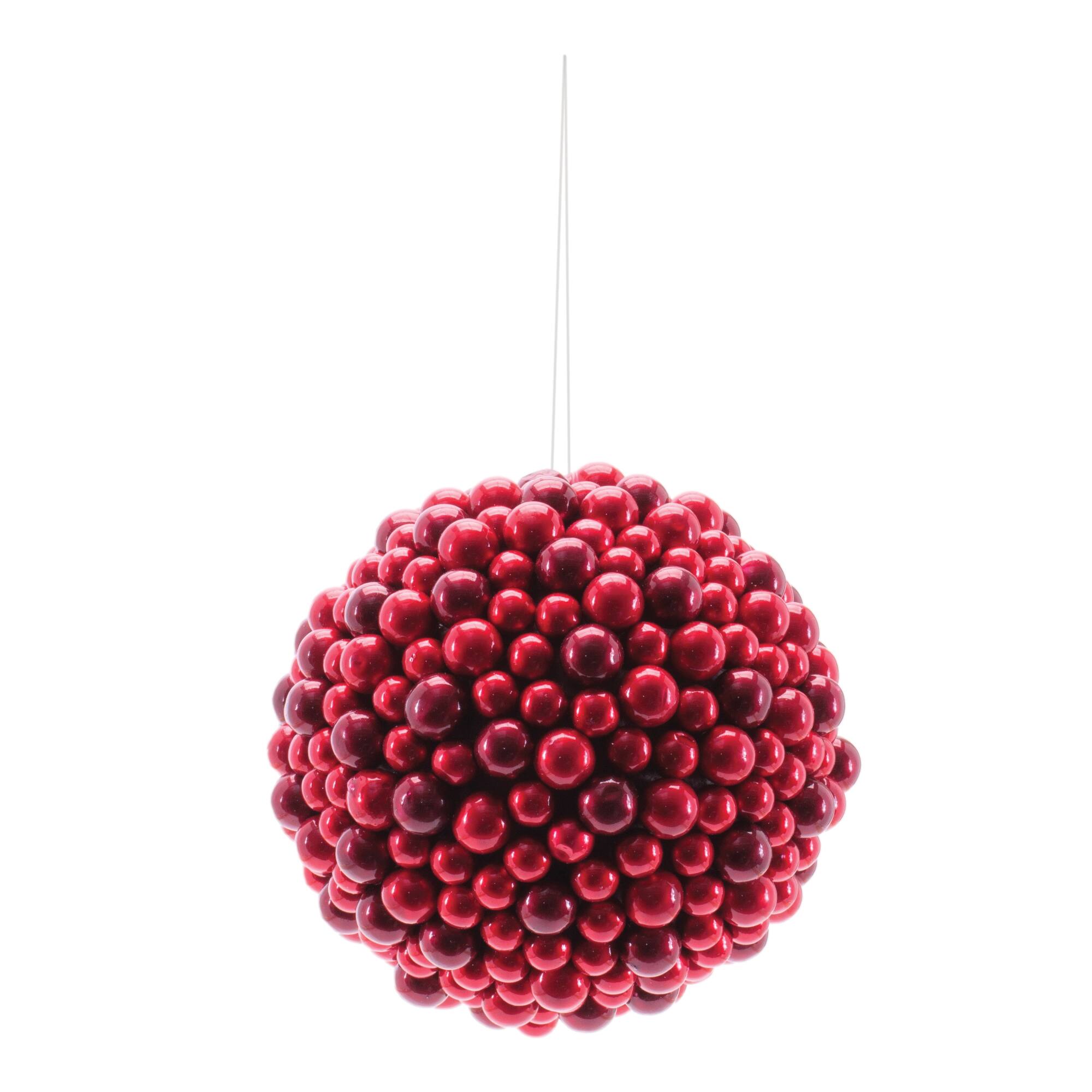 Melrose 6" Red Foam Ball Ornaments, 2ct.