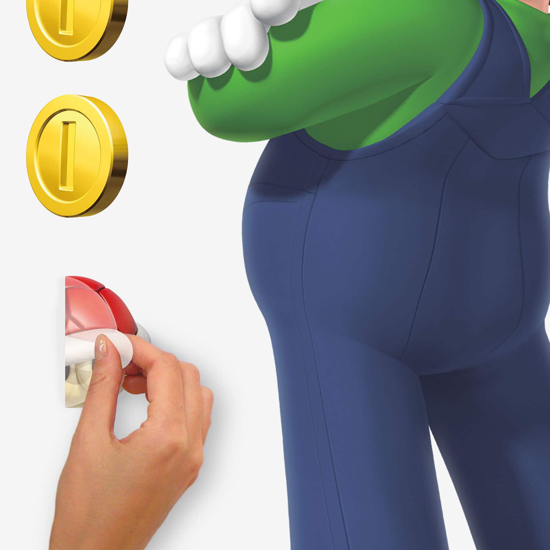 RoomMates Super Mario Luigi & Mario Giant Peel & Stick Wall Decals